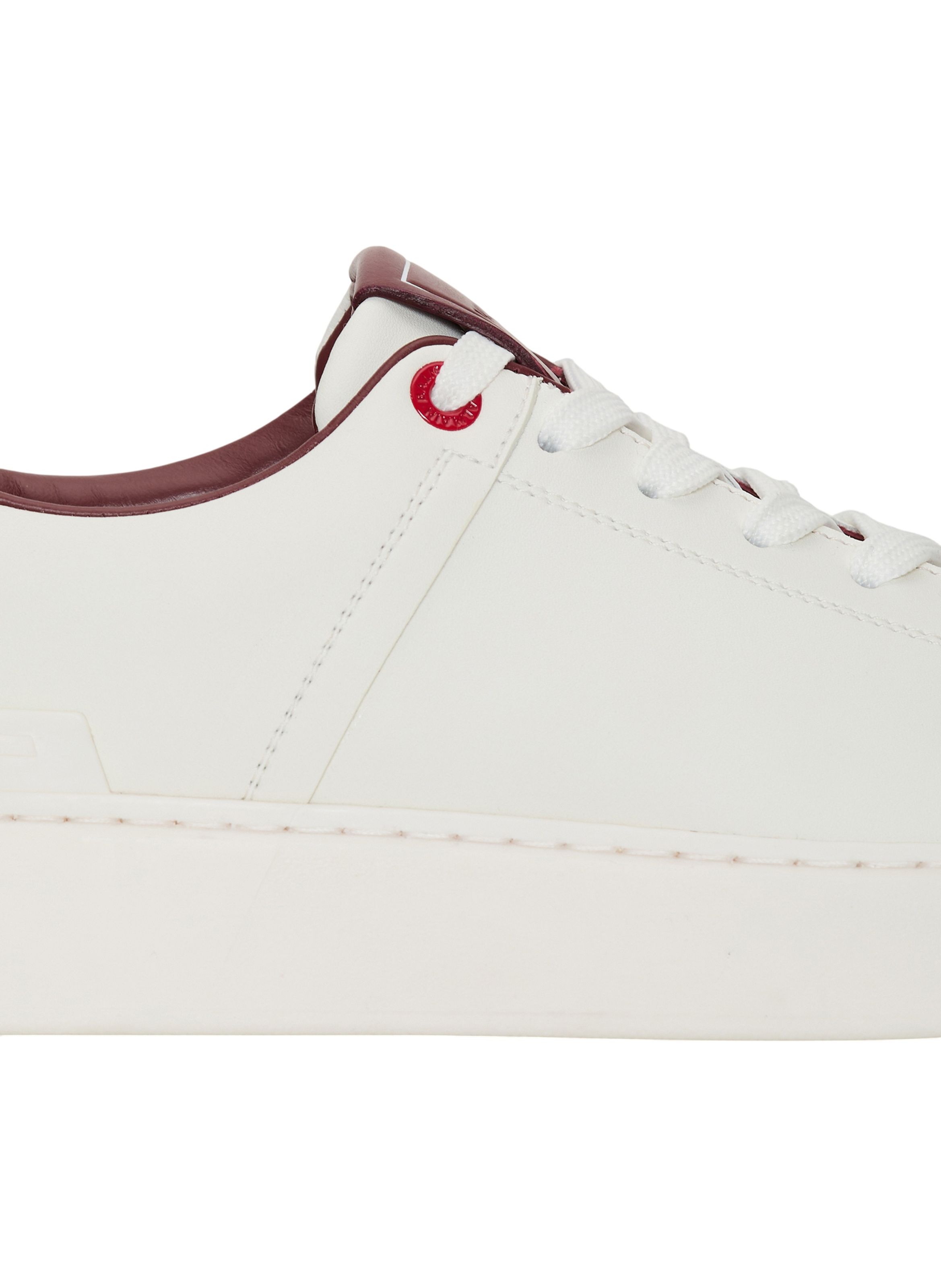 Baskets b-court en cuir lisse BALMAIN Multicolore