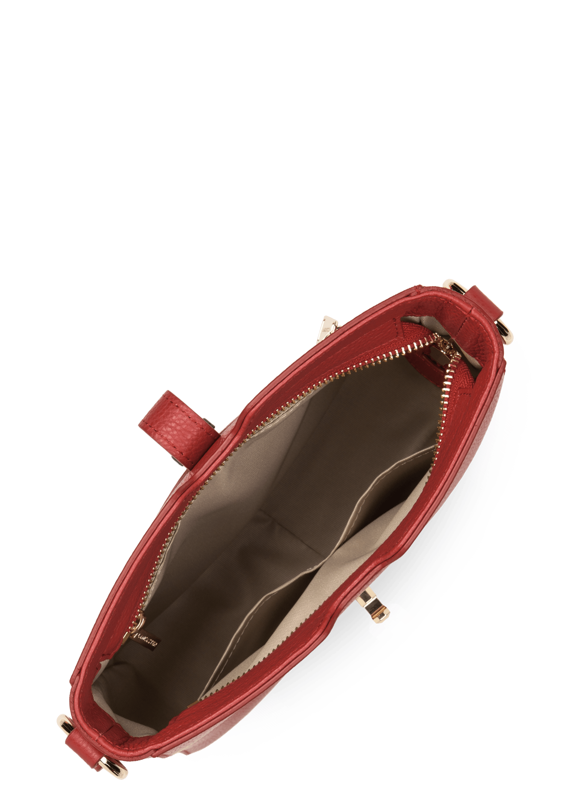 Crossbody bag - milano horizon LANCASTER Red