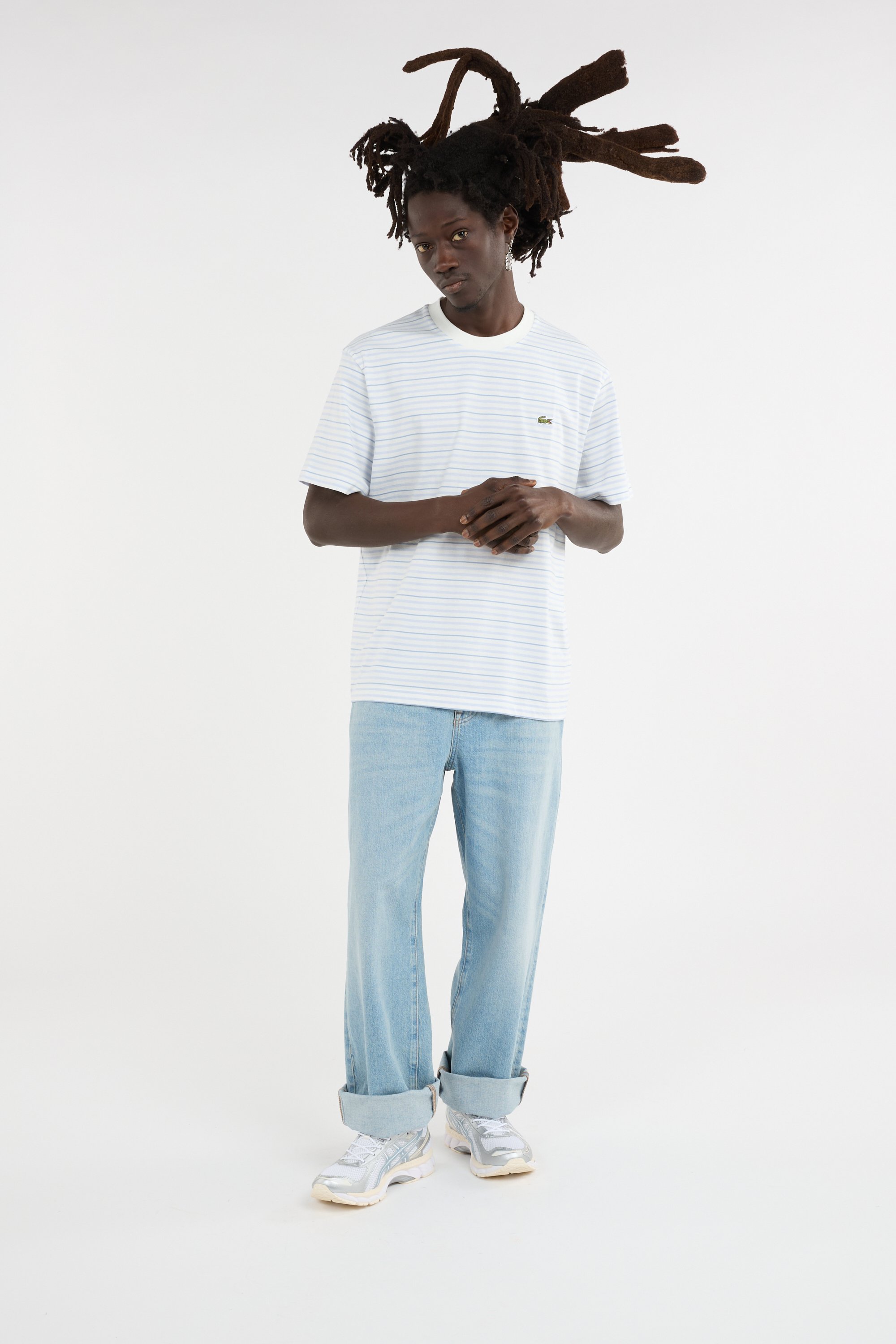 T-shirt tee-shirt LACOSTE Bleu