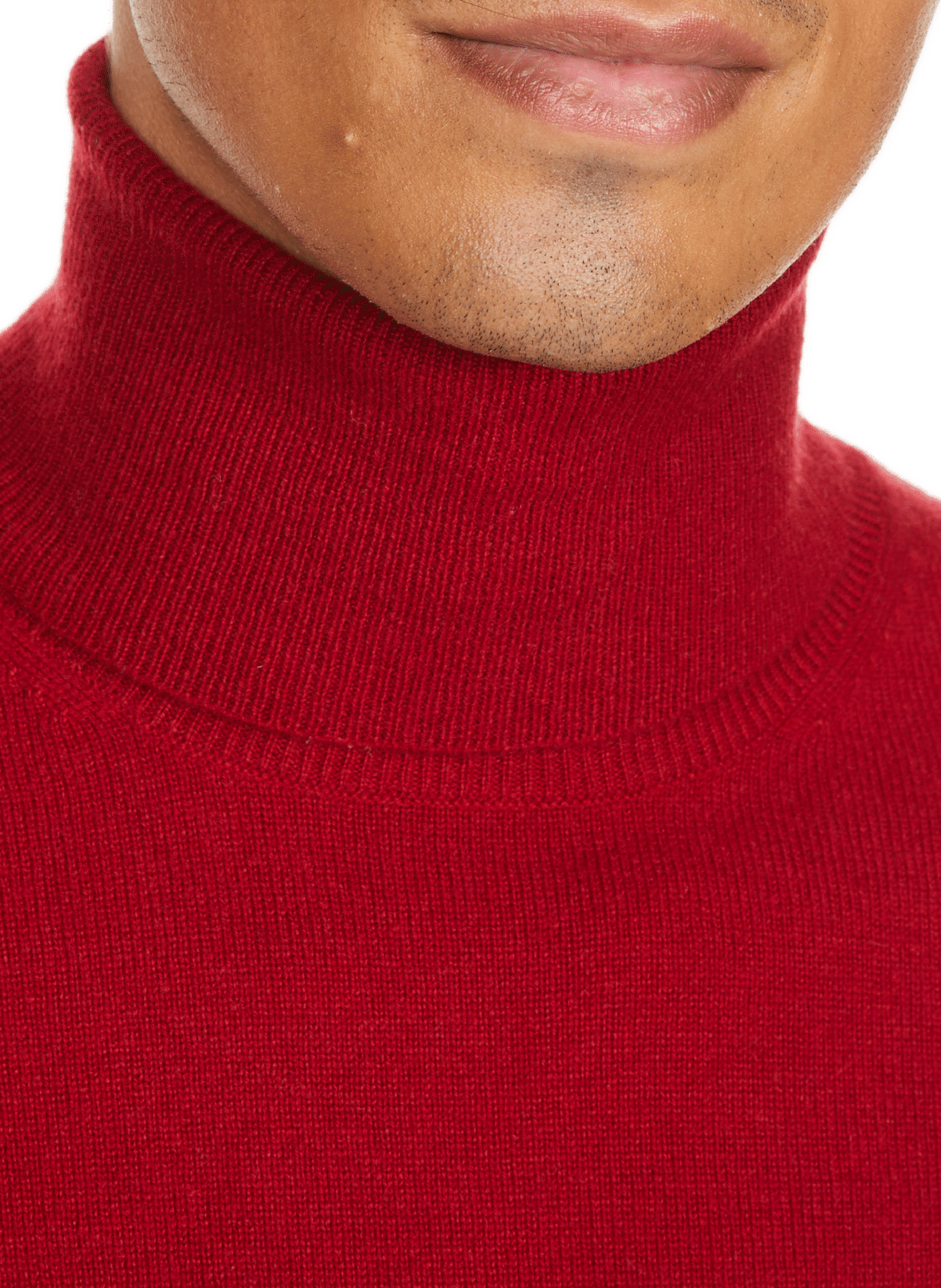 Pull en cachemire AU PRINTEMPS PARIS Rouge