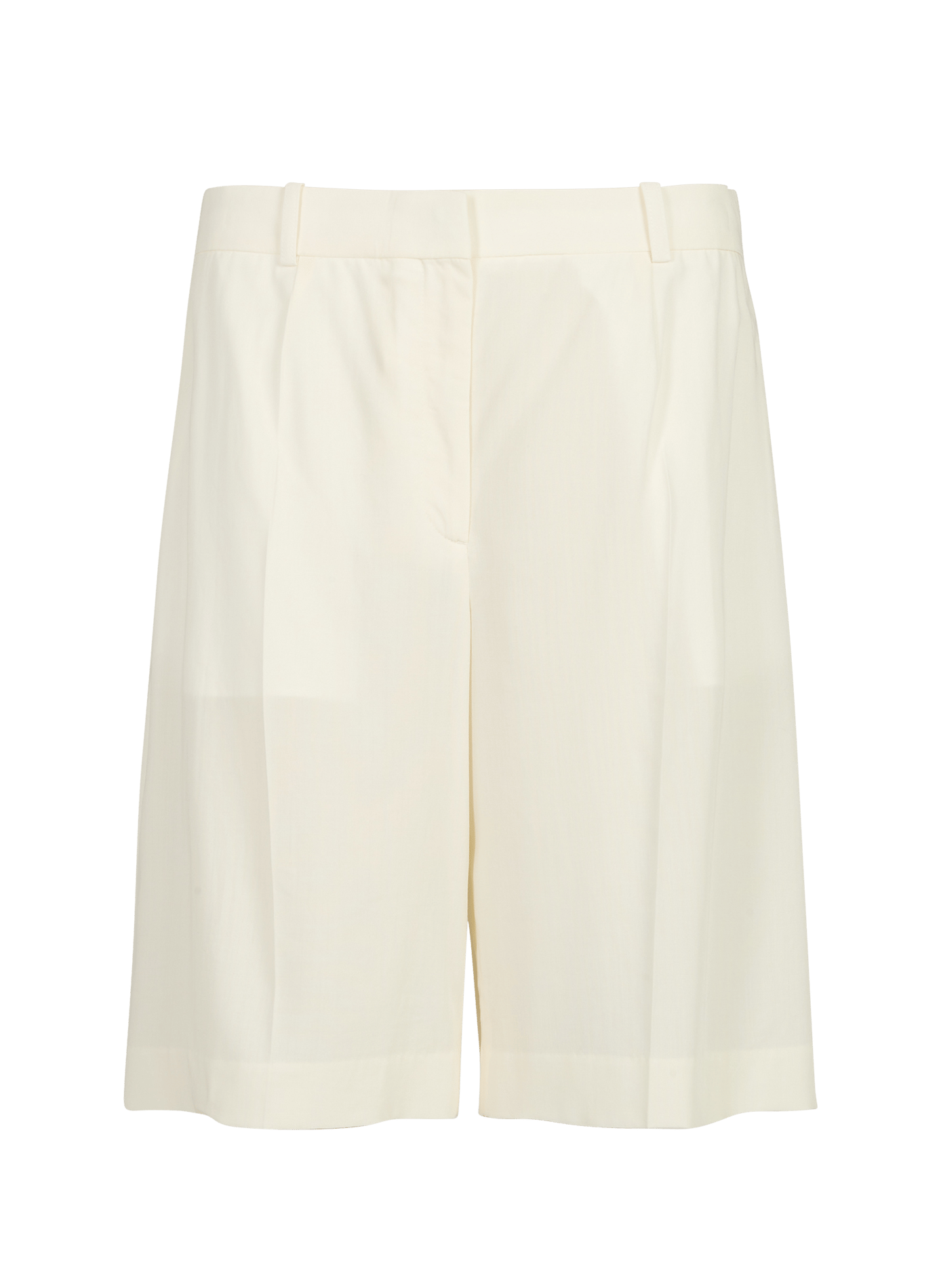 High-waisted short pants TOTEME Beige