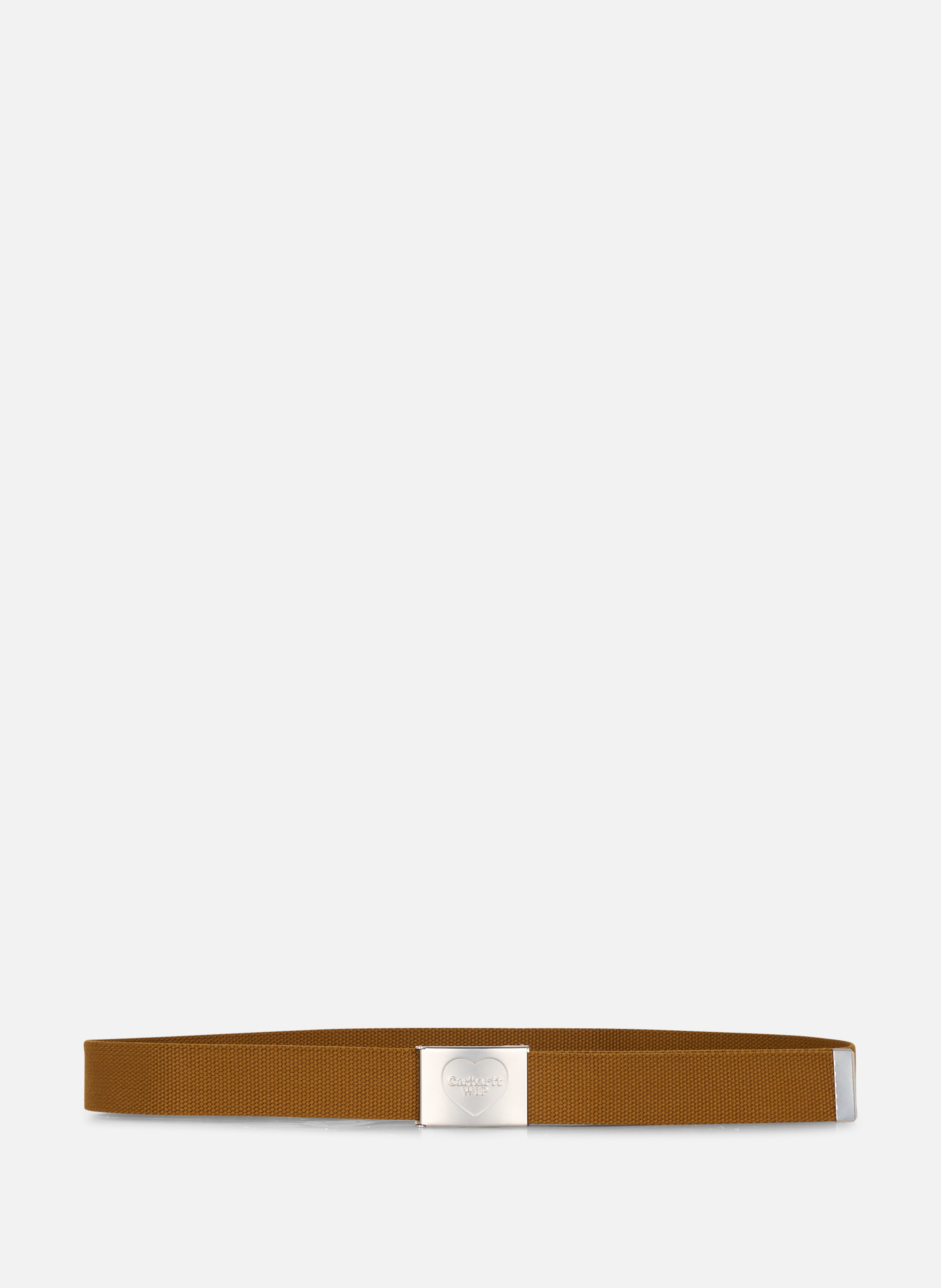 Ceinture heart clip belt CARHARTT WIP Marron