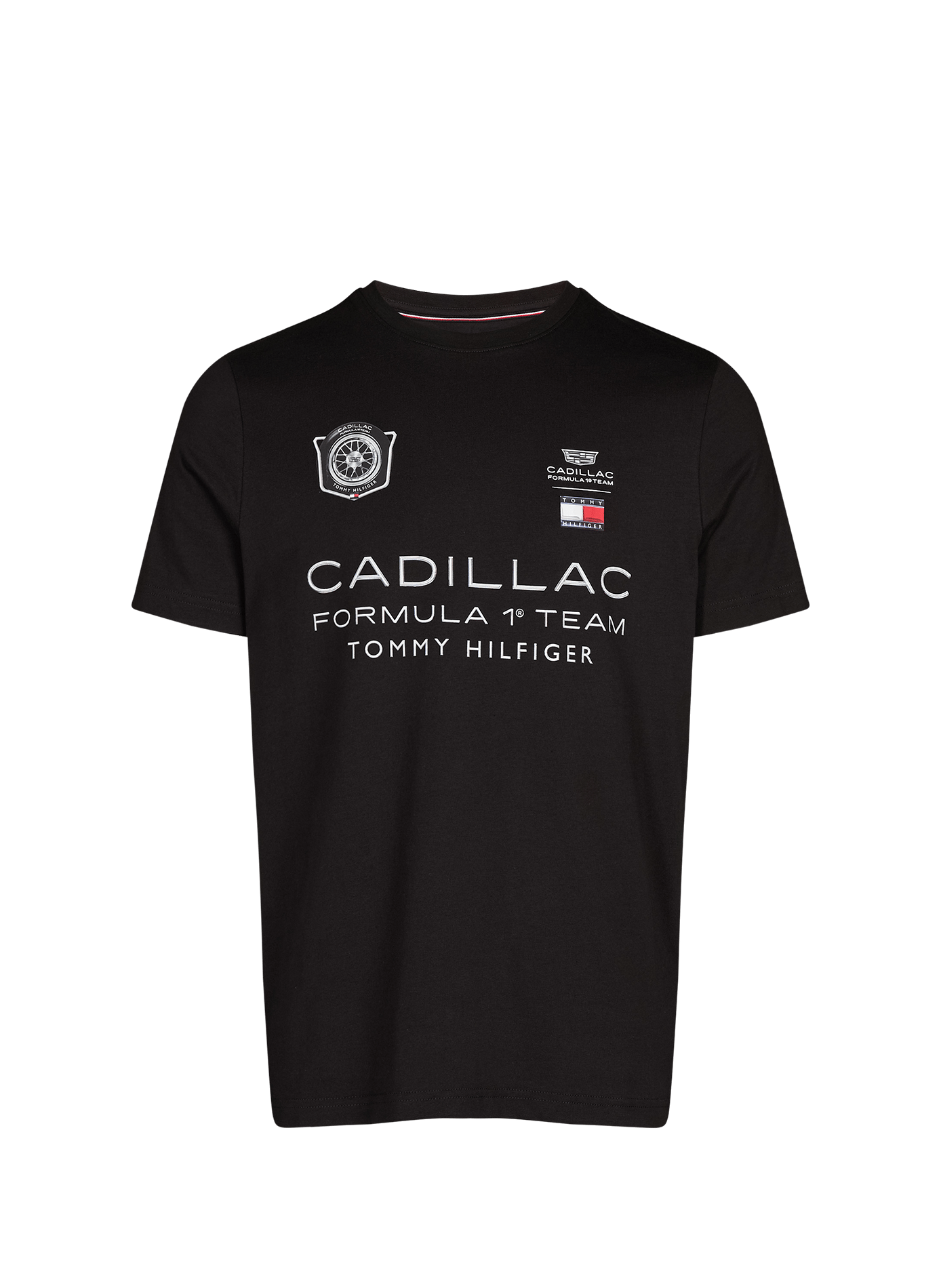 Cadillac F1 Team logo cotton T-shirt TOMMY HILFIGER Black