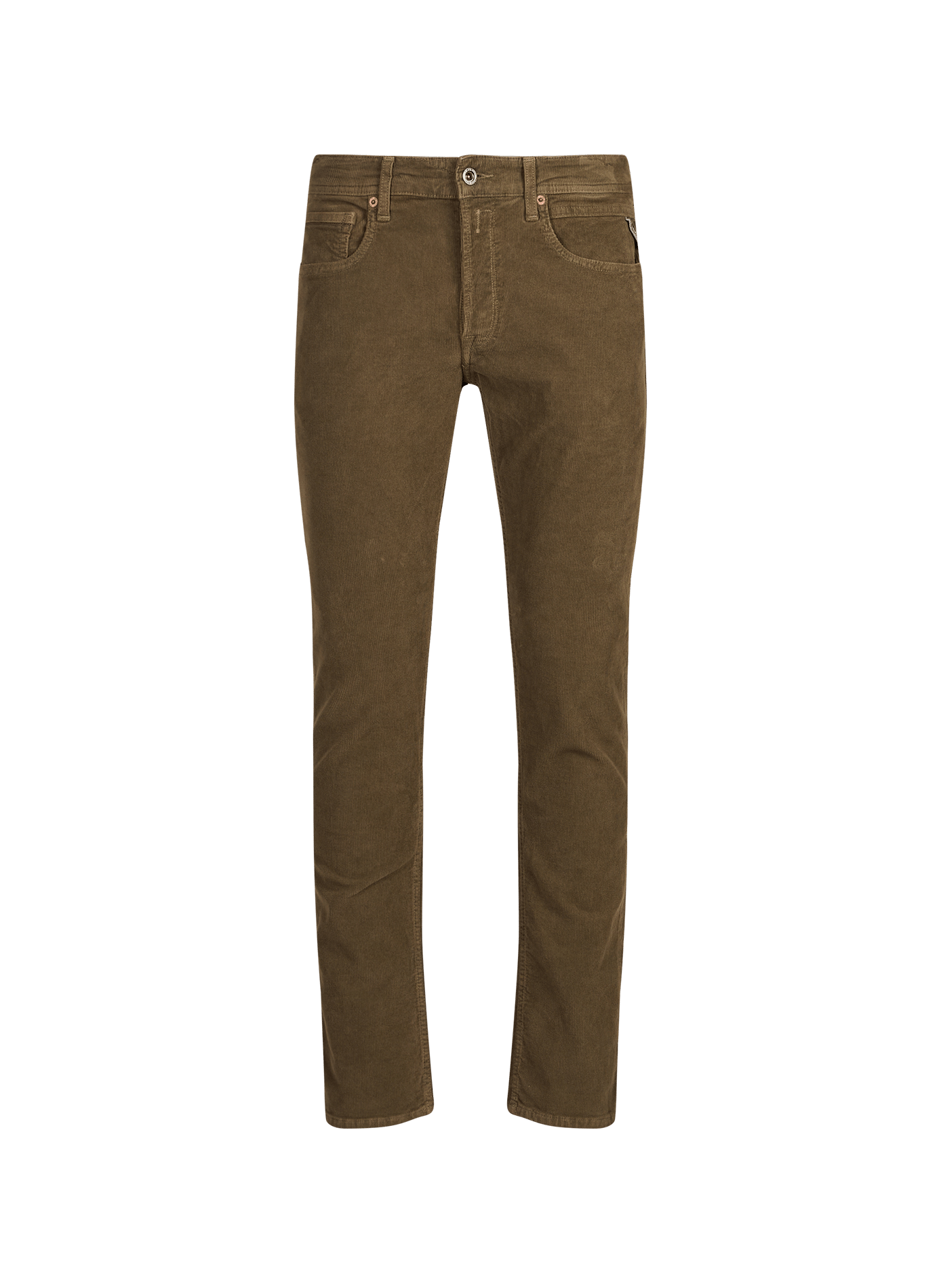 Grover straight pants in blended cotton REPLAY Green