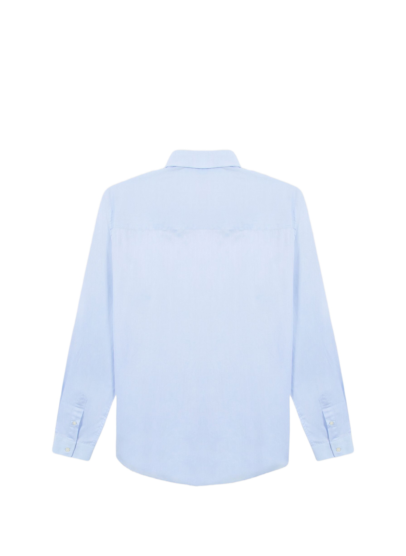 Shirt with plain straight cut and embroideries MAISON LABICHE Blue