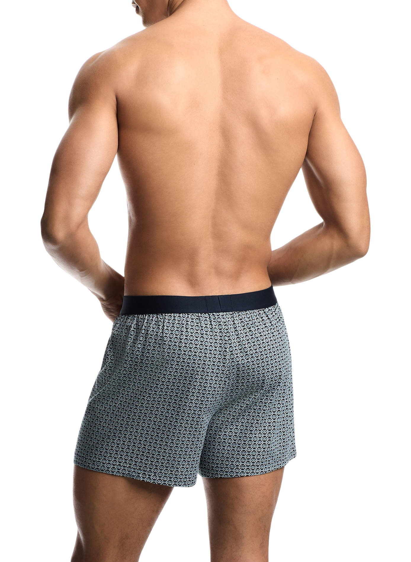 Printed boxers EMPORIO ARMANI Blue