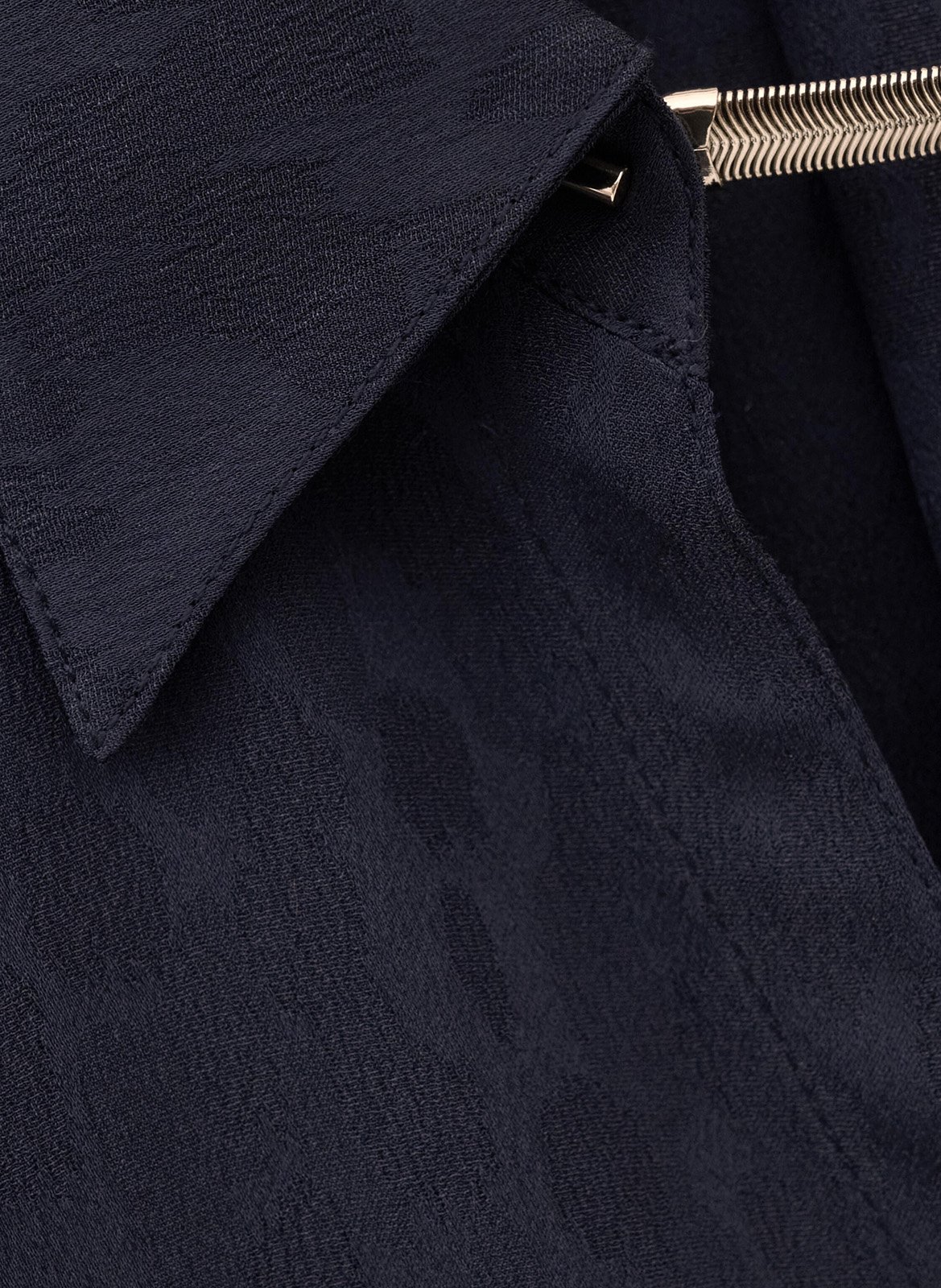 Chemise droite col classique imprimée hetsey BA&SH Bleu