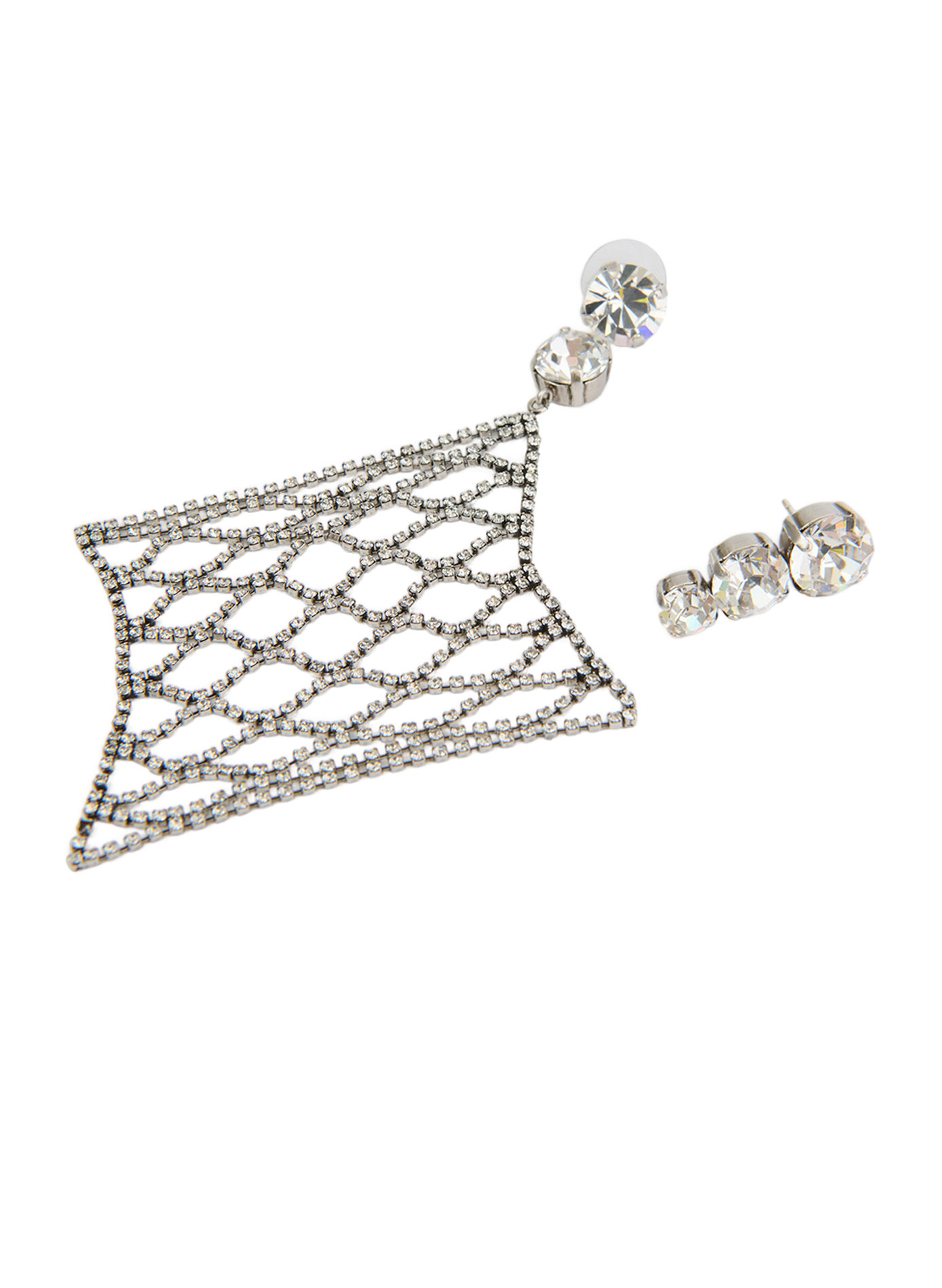 Boucles d'oreilles Thalia asymétriques ISABEL MARANT Transparent