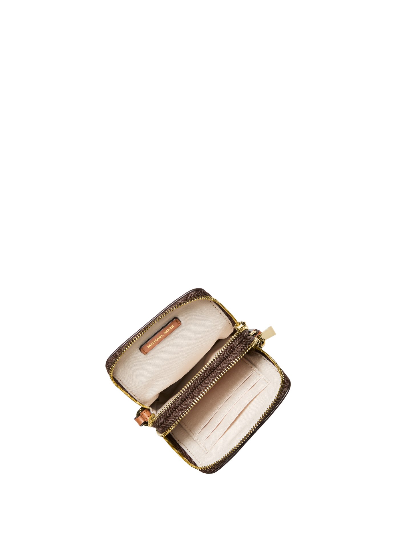 Kleine Monogramm-Umhängetasche MICHAEL KORS Braun