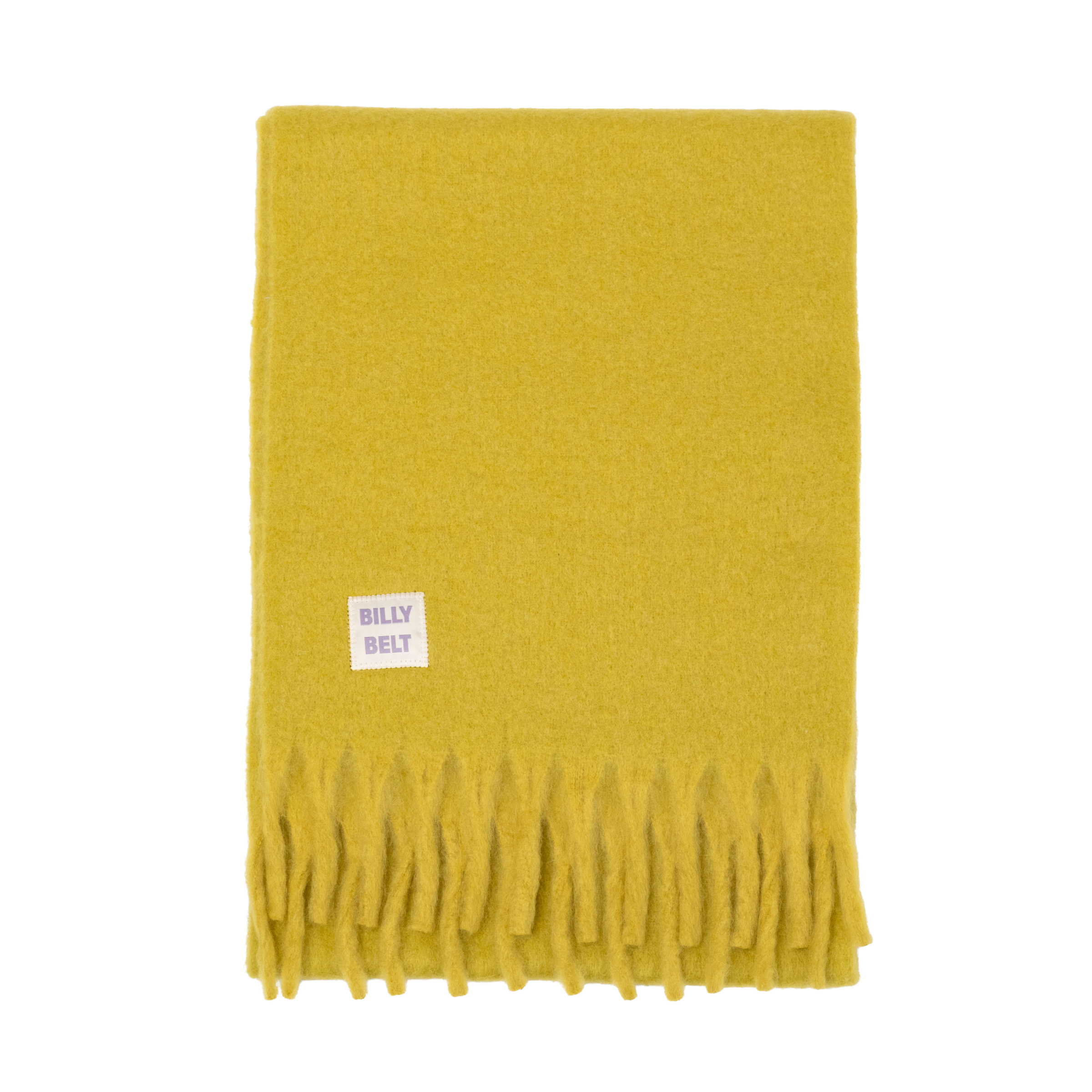Echarpe en laine large  Vert olive