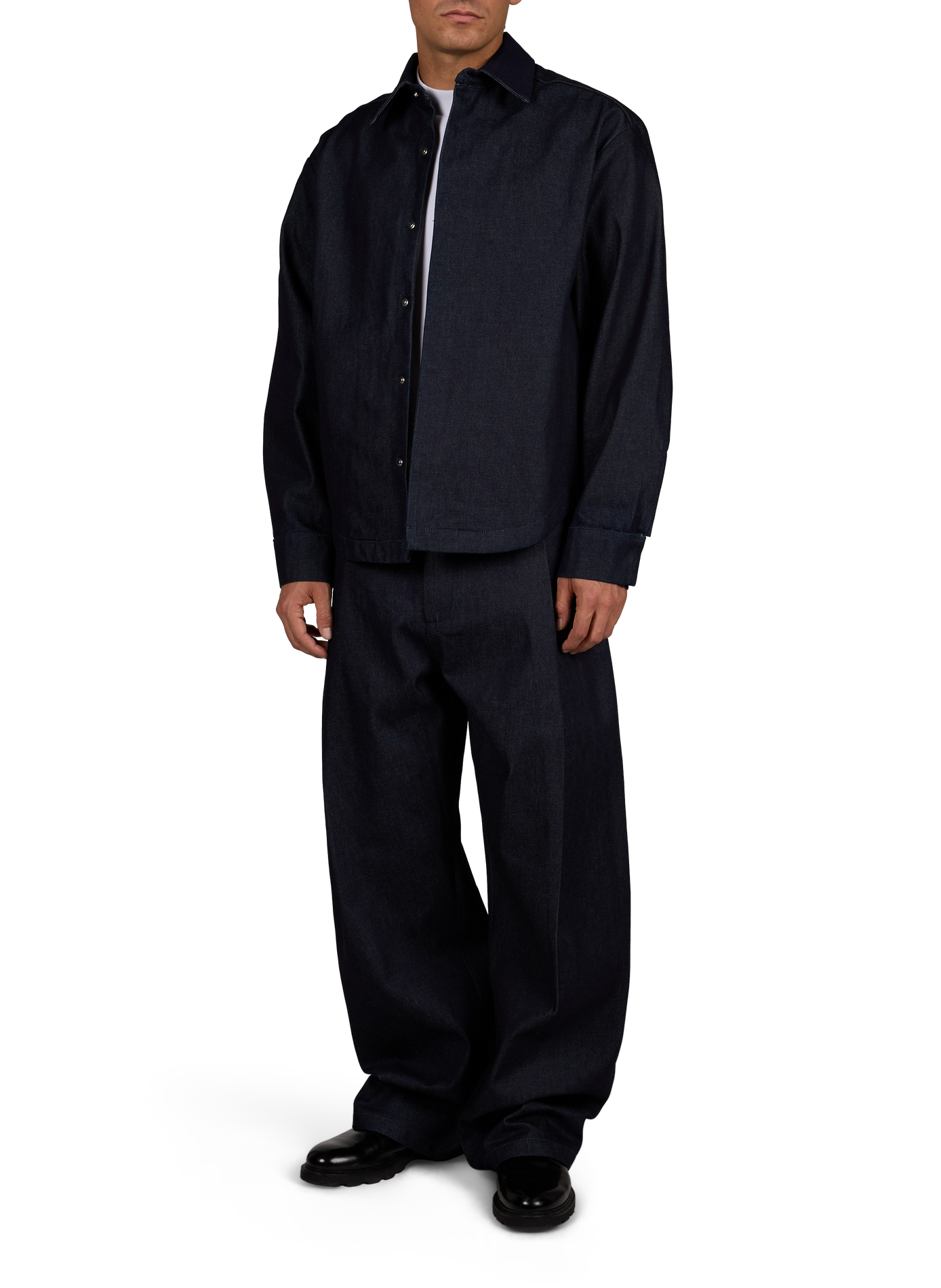 440 straight-fit denim jacket with a classic collar in cotton SEVENTH Blue