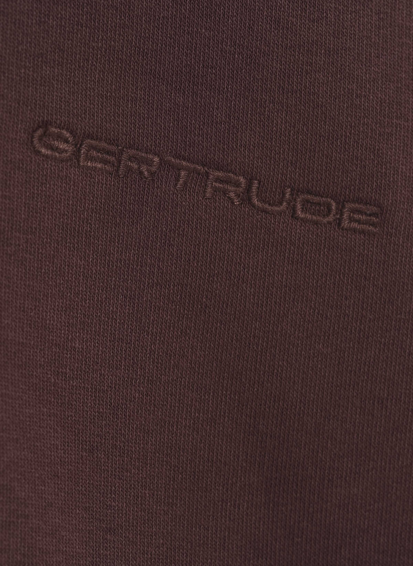 Regular-fit Titusstripe zip-up hoodie in a cotton blend GERTRUDE Red