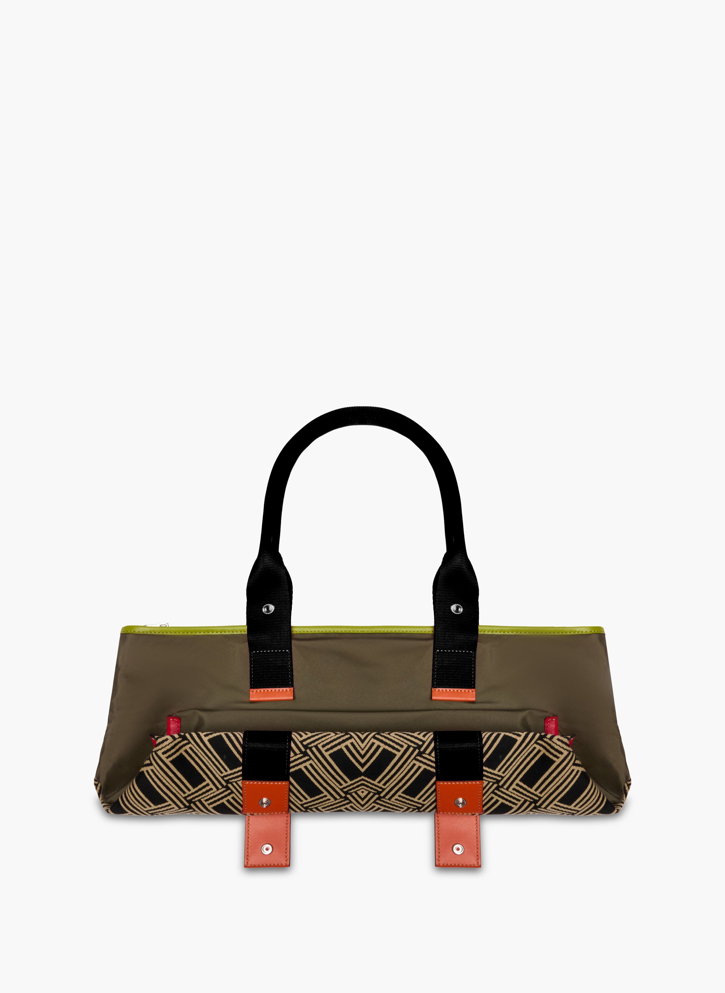 Sac cabas zippé l mistral rollable de lancel en coton LANCEL Noir