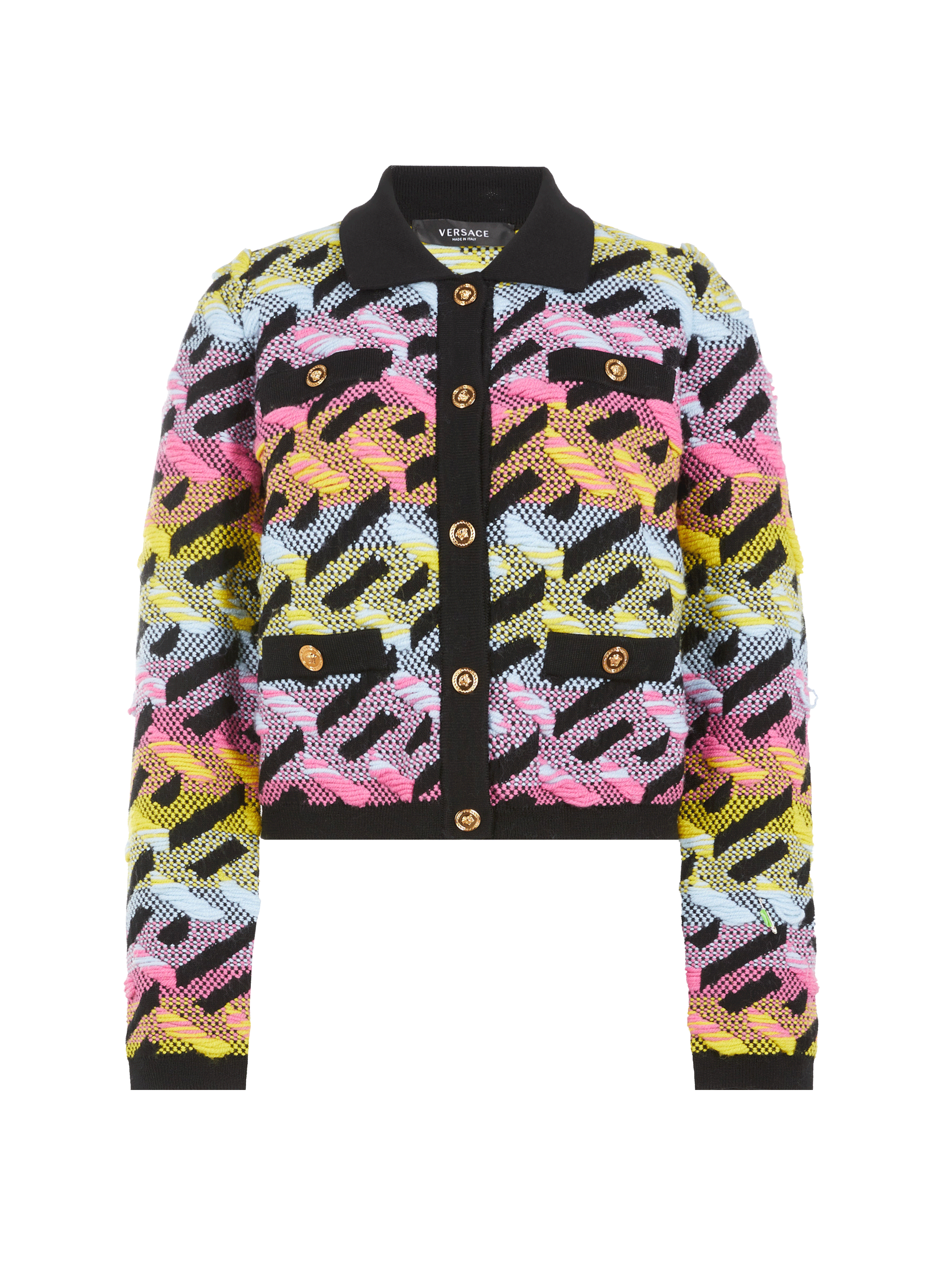 Gilet en laine à motifs