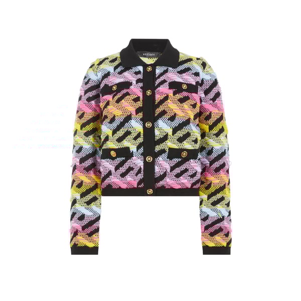 Gilet en laine à motifs