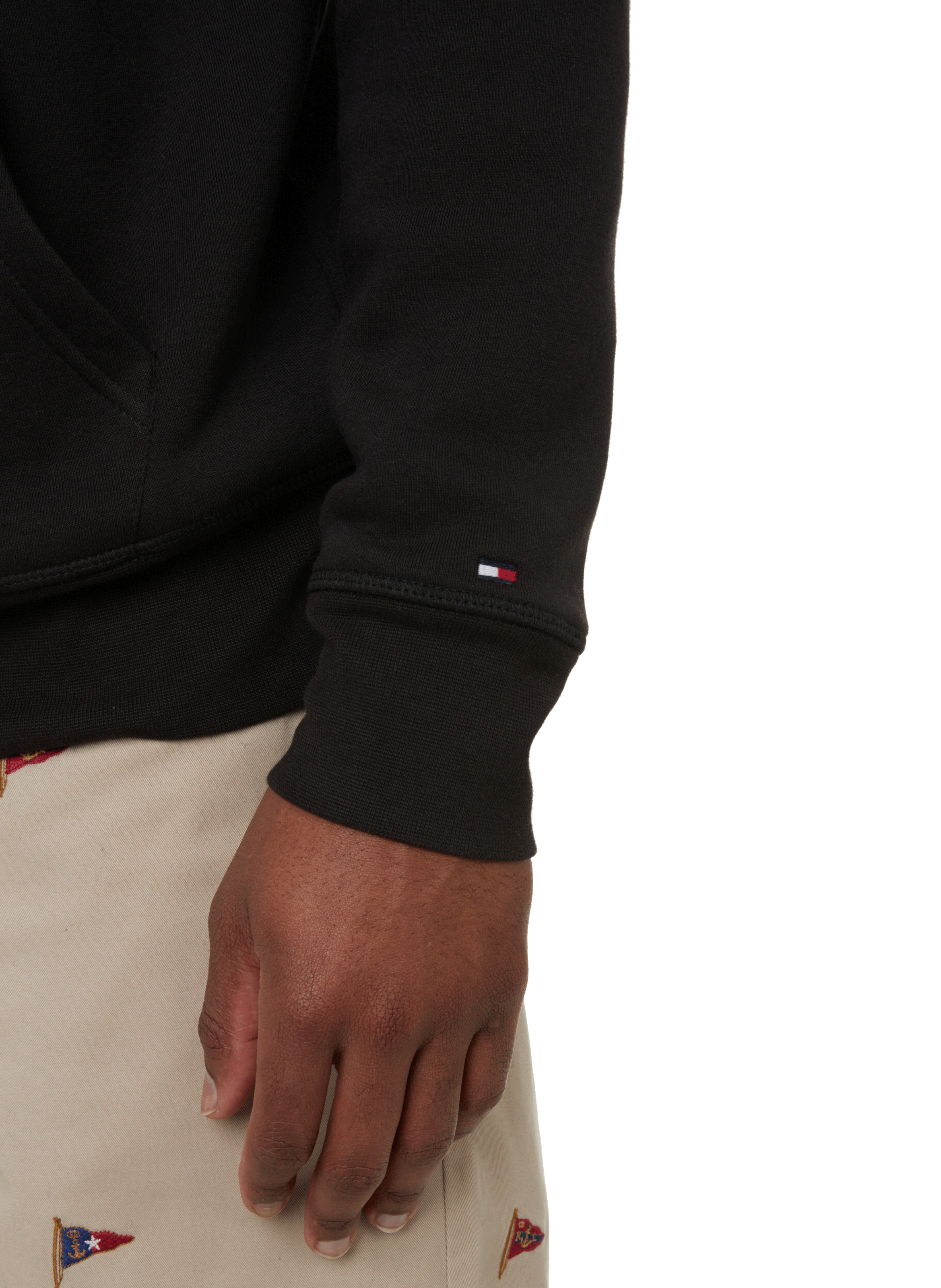 Organic cotton hoodie TOMMY HILFIGER Black