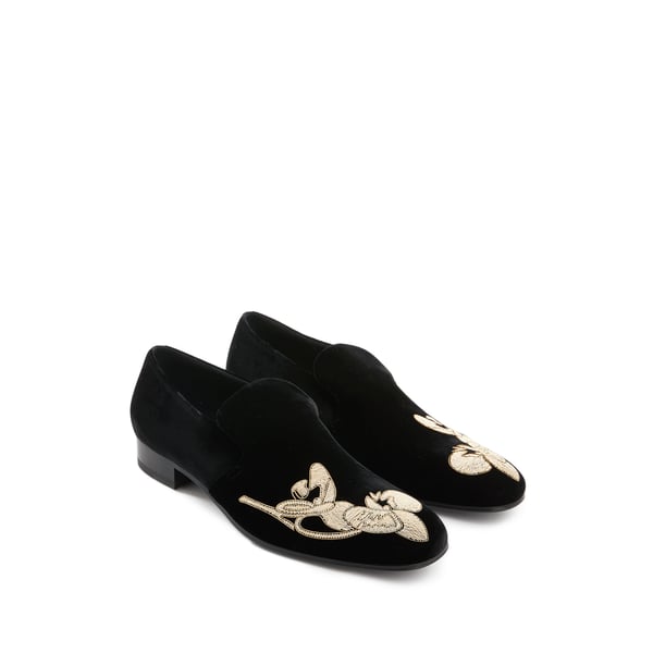 Mocassins en velours