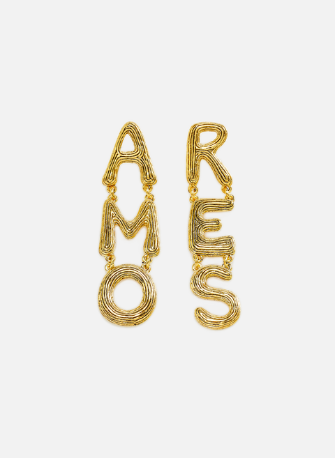 Gold Amaite earrings AURELIE BIDERMANN 