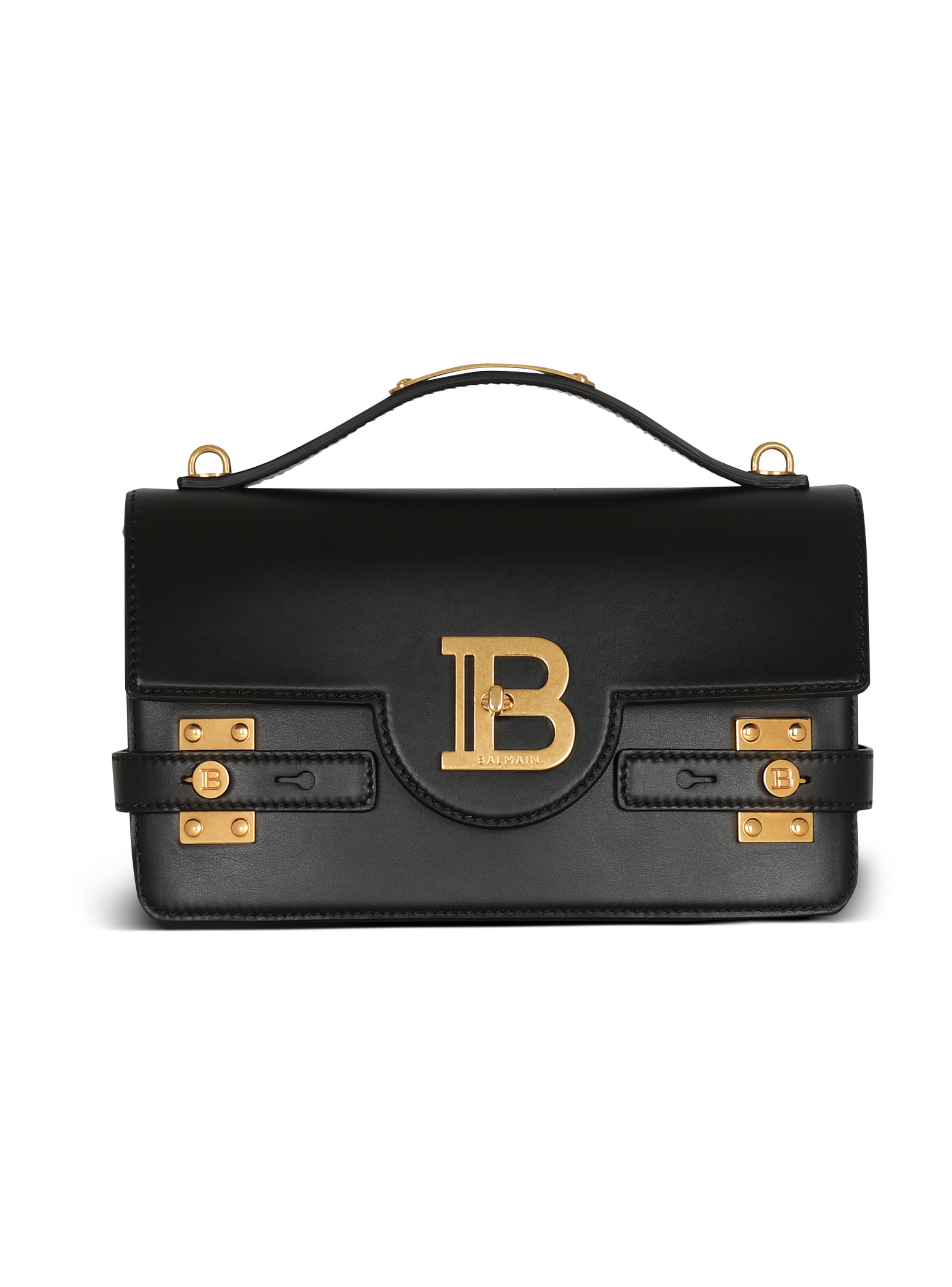 Sac b-buzz 24 en cuir lisse BALMAIN Noir