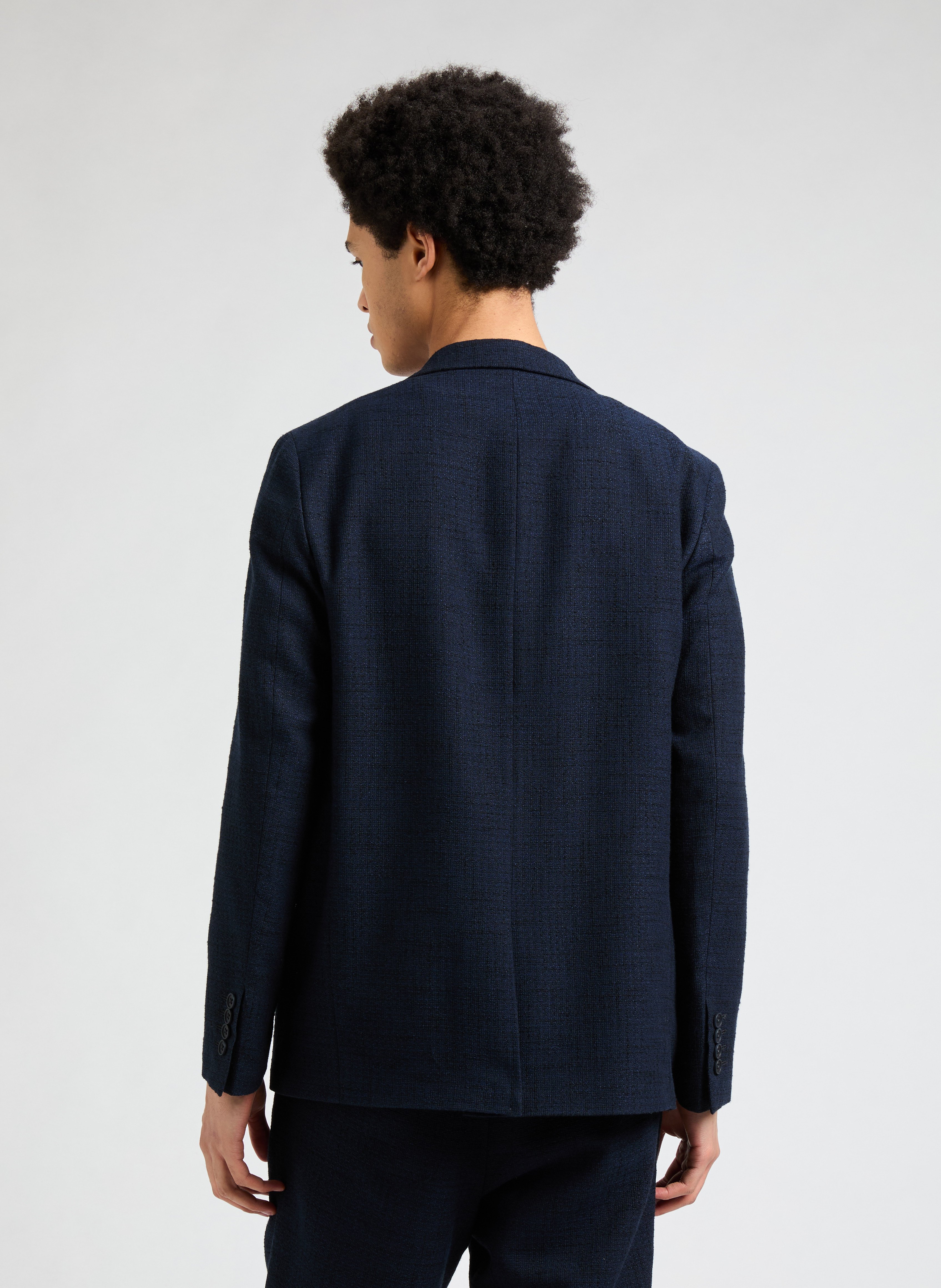Blazer texturé  SAISON 1865 Bleu