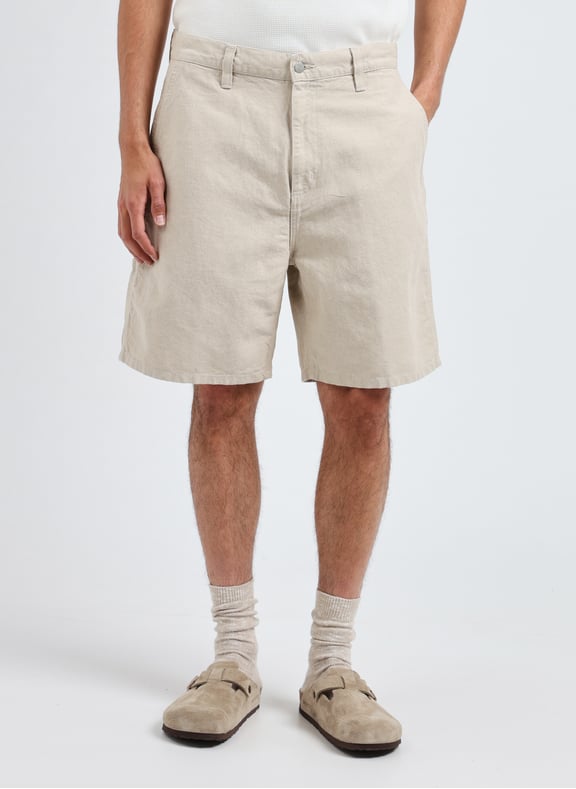 Short Walter Single Knee Beige by CARHARTT WIP CARHARTT WIP Short Walter Single Knee Beige
