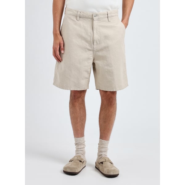 Carhartt Walter Single Knee Canvas Shorts In Neutral