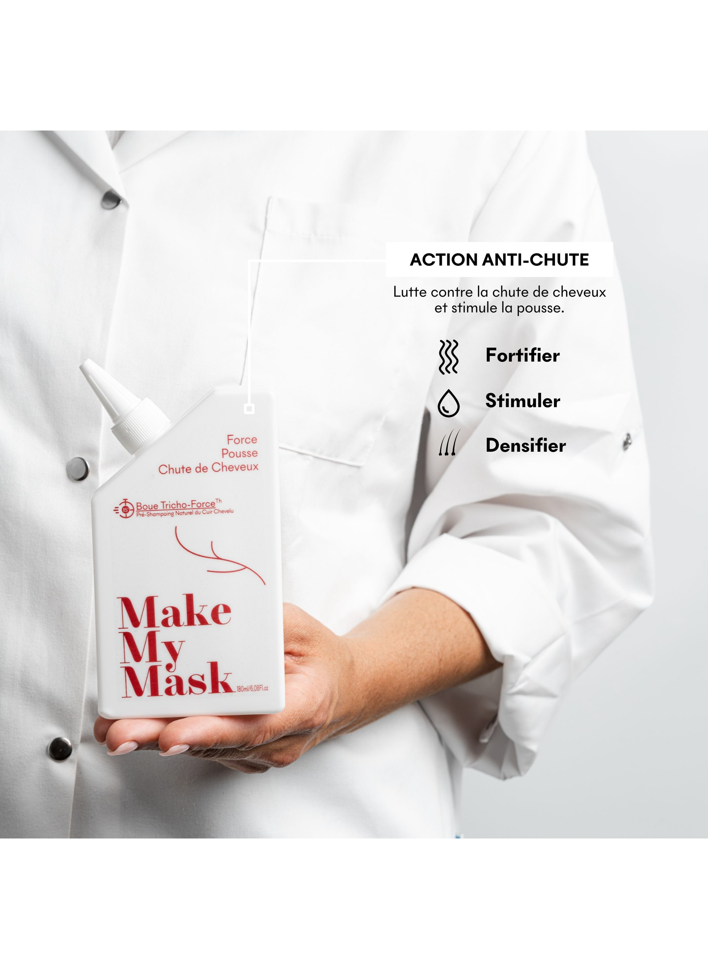 Boue Tricho-Force - Antichute MAKE MY MASK No color