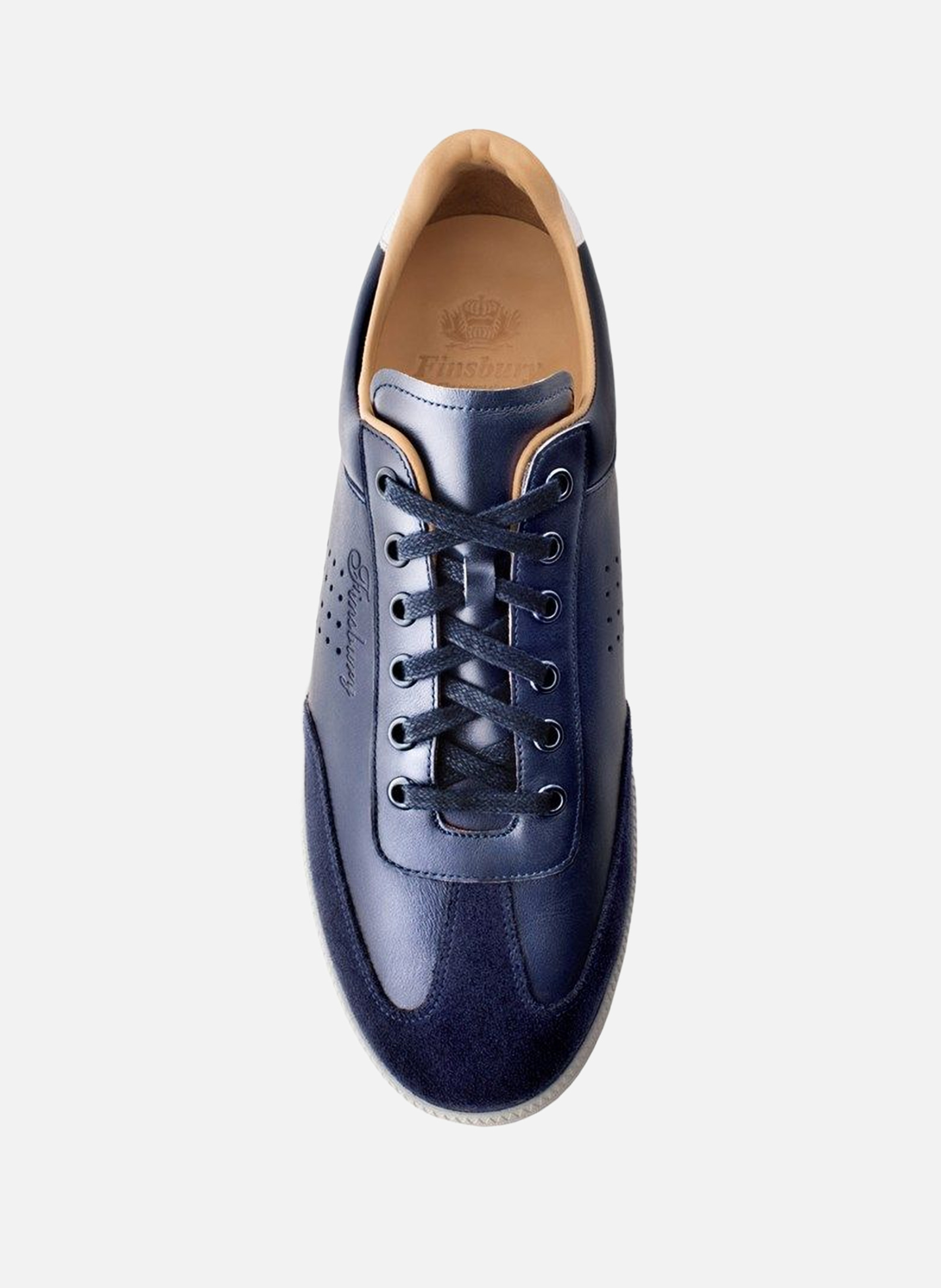 Sneakers cuir tom FINSBURY Bleu
