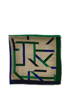 Printed wool scarf MOISMONT Printed wool scarf MOISMONT
