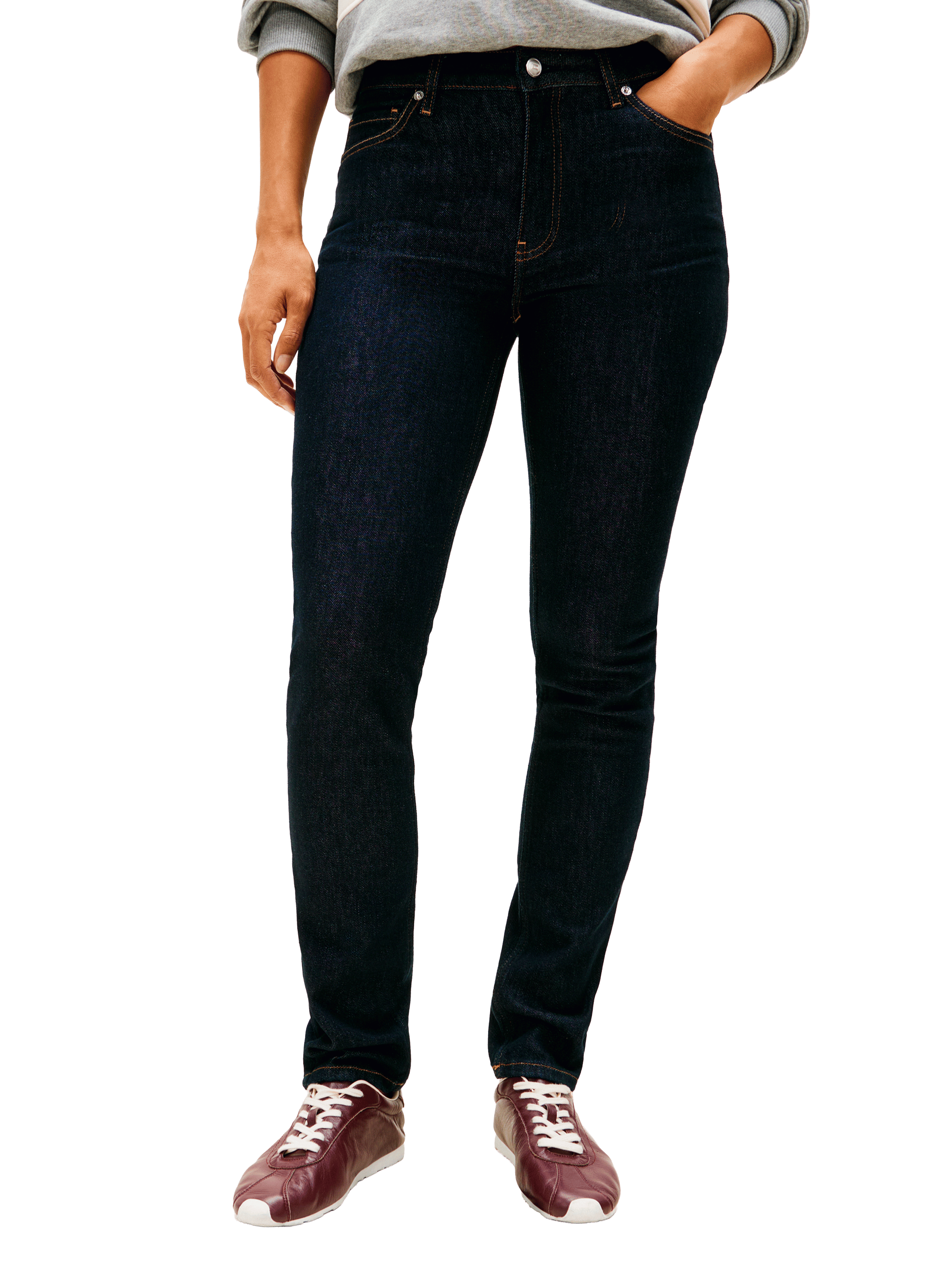 Jean slim en coton mélangé TOMMY HILFIGER Bleu