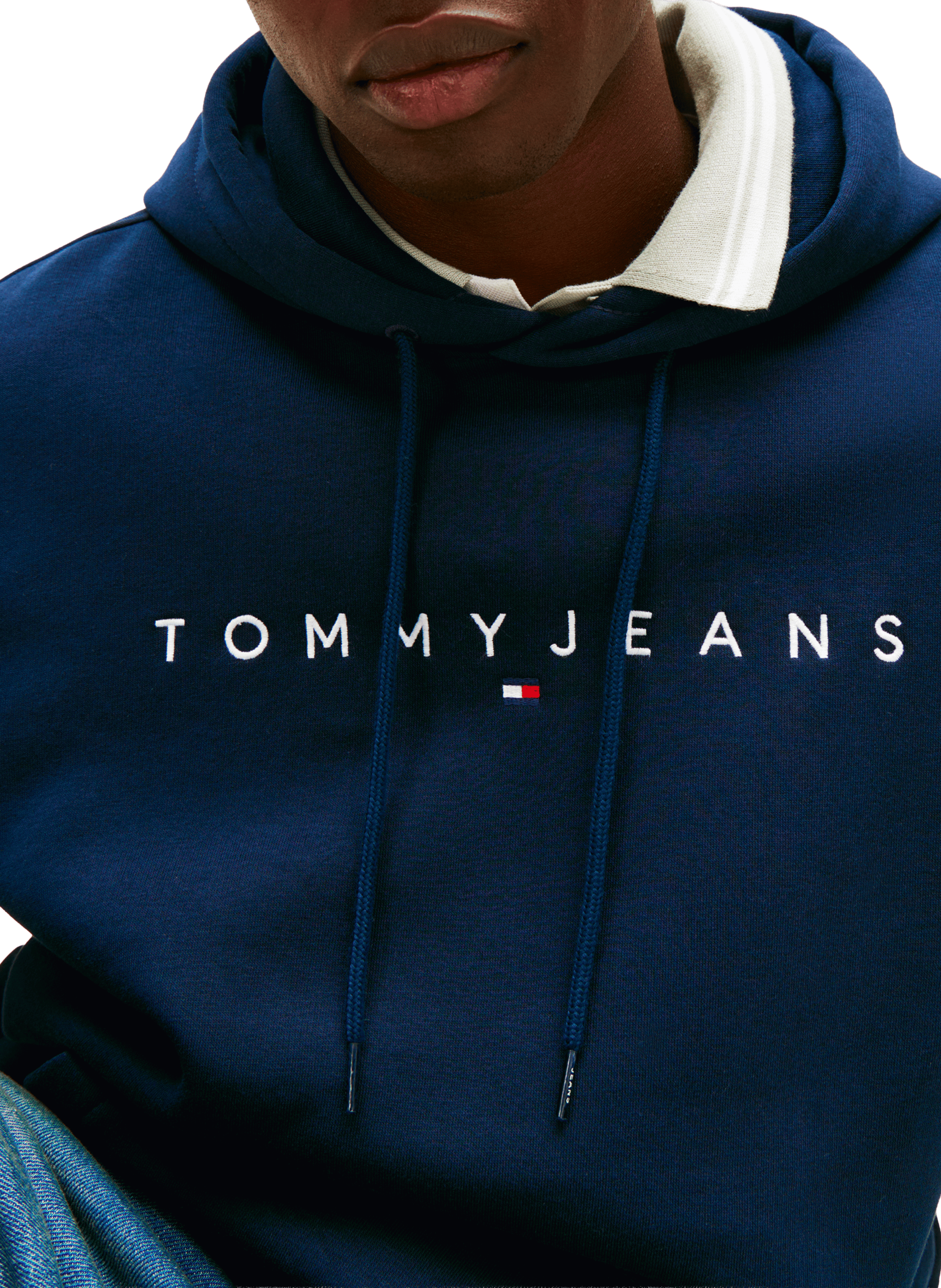 Hoodie with embroidered logo TOMMY HILFIGER Blue