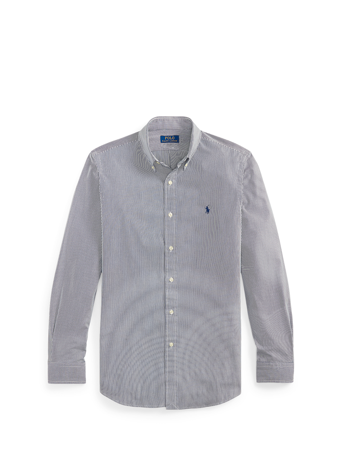 Chemise rayée en coton POLO RALPH LAUREN Bleu