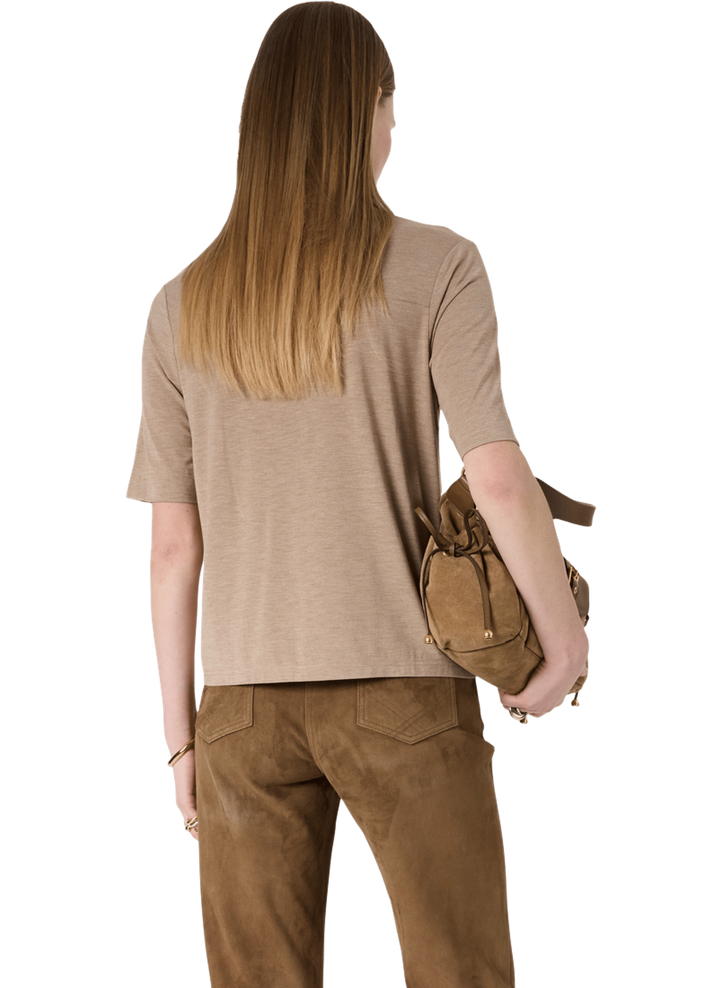 T-shirt v fluide - malvine GERARD DAREL Marron