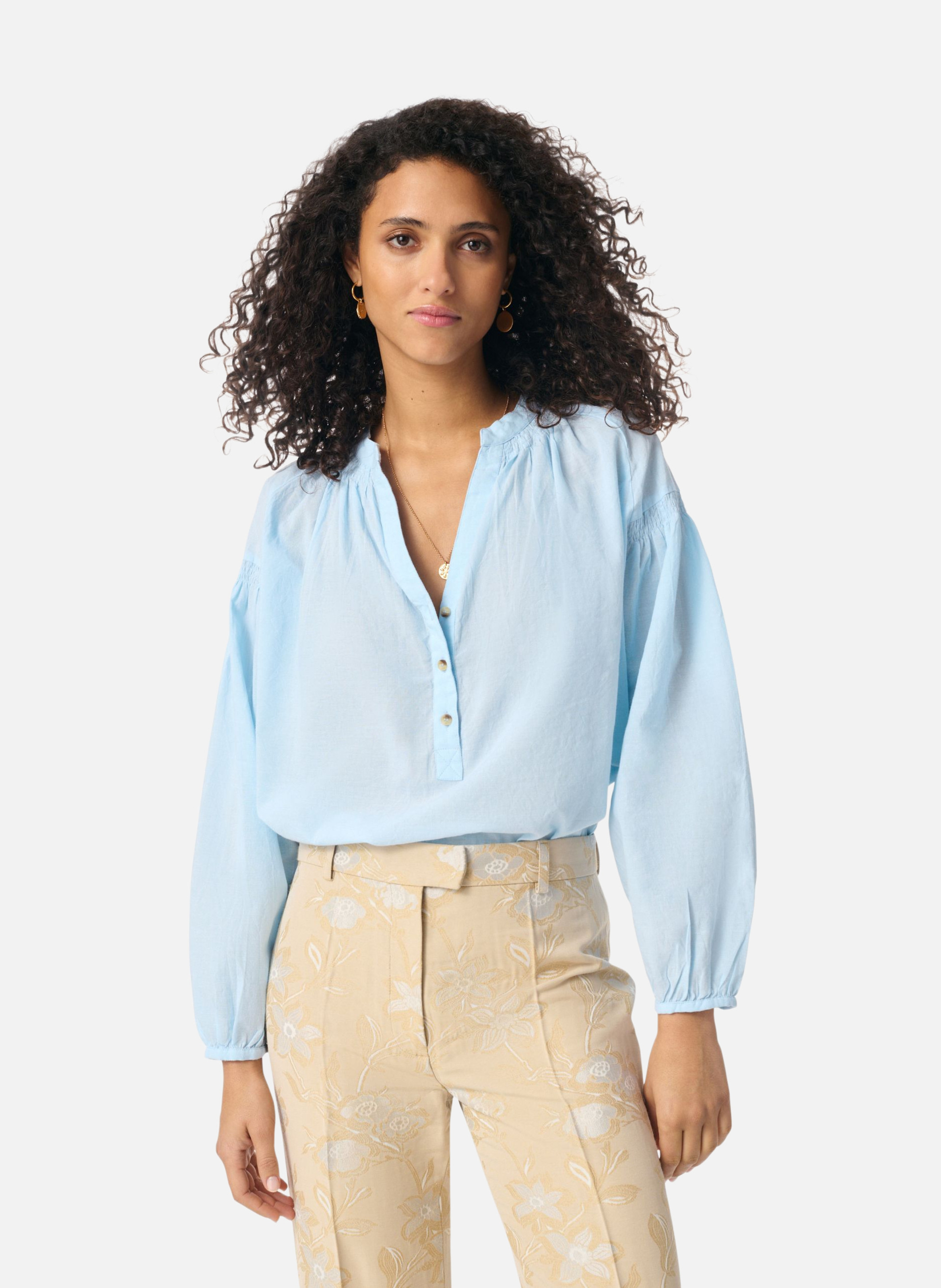 Blouse nipoa VANESSA BRUNO Bleu