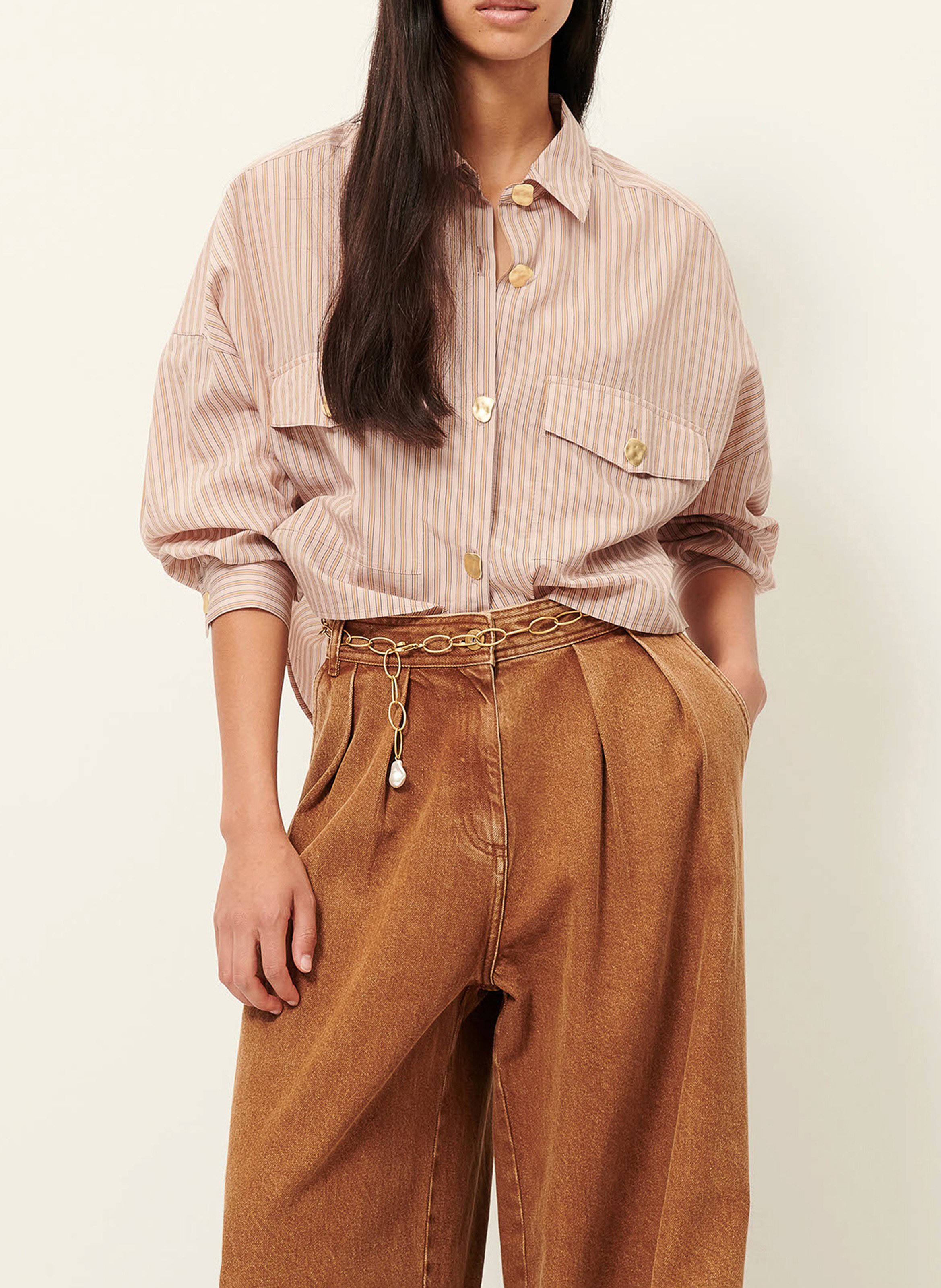 Chemise col classique en coton balanca SESSUN Multicolore