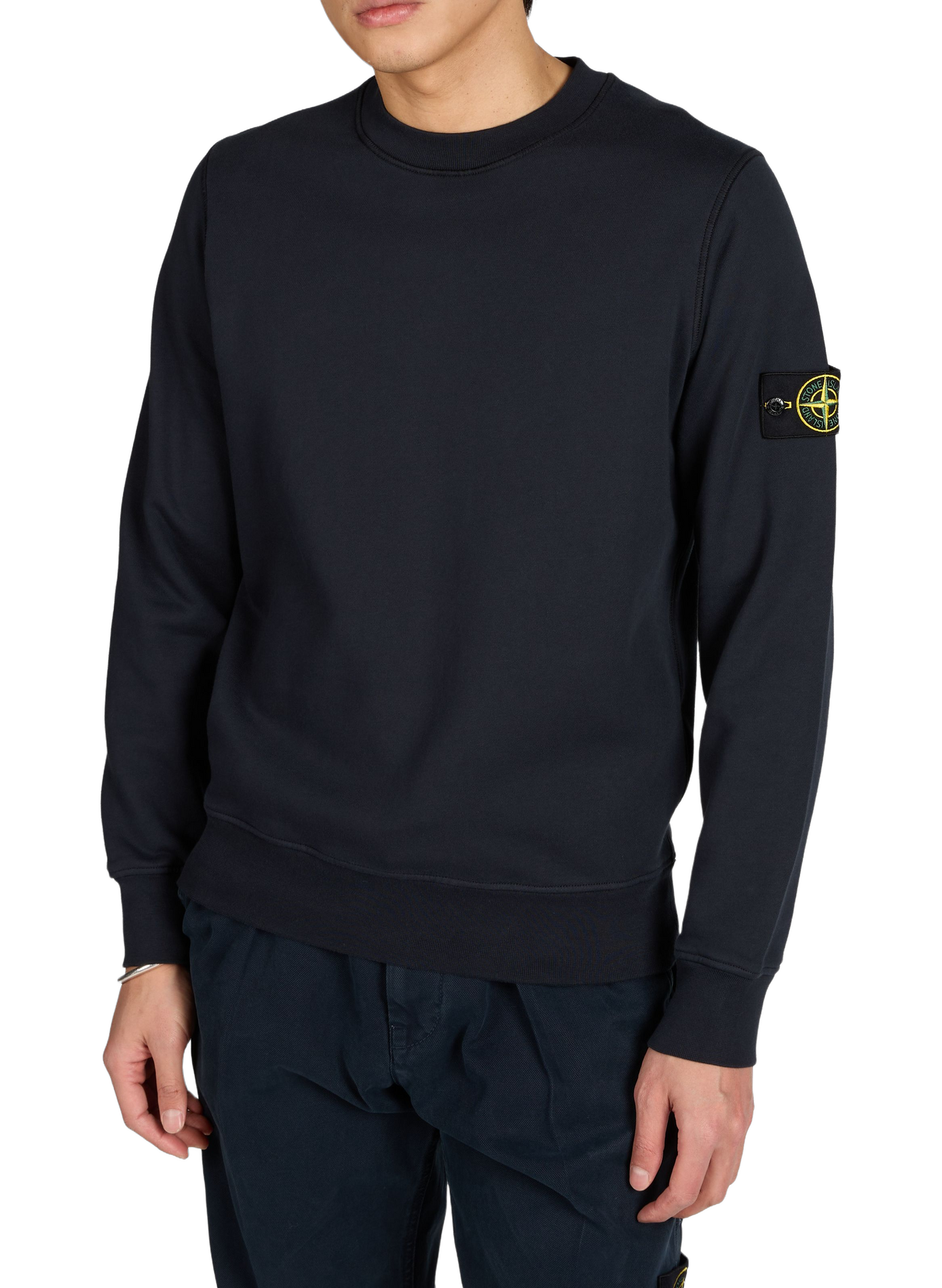 Sweatshirt en coton STONE ISLAND Bleu