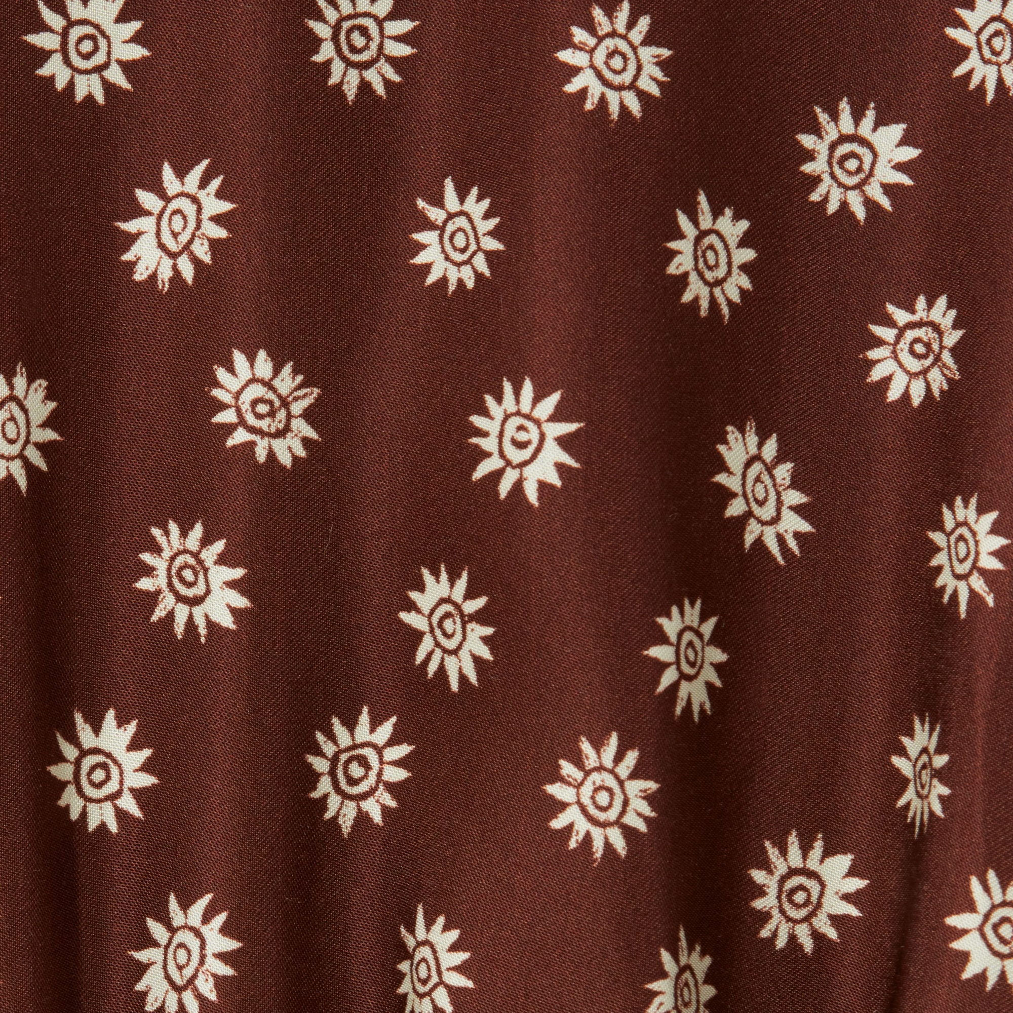 Robe longue col rond imprimé CLAUDIE PIERLOT Multicolore