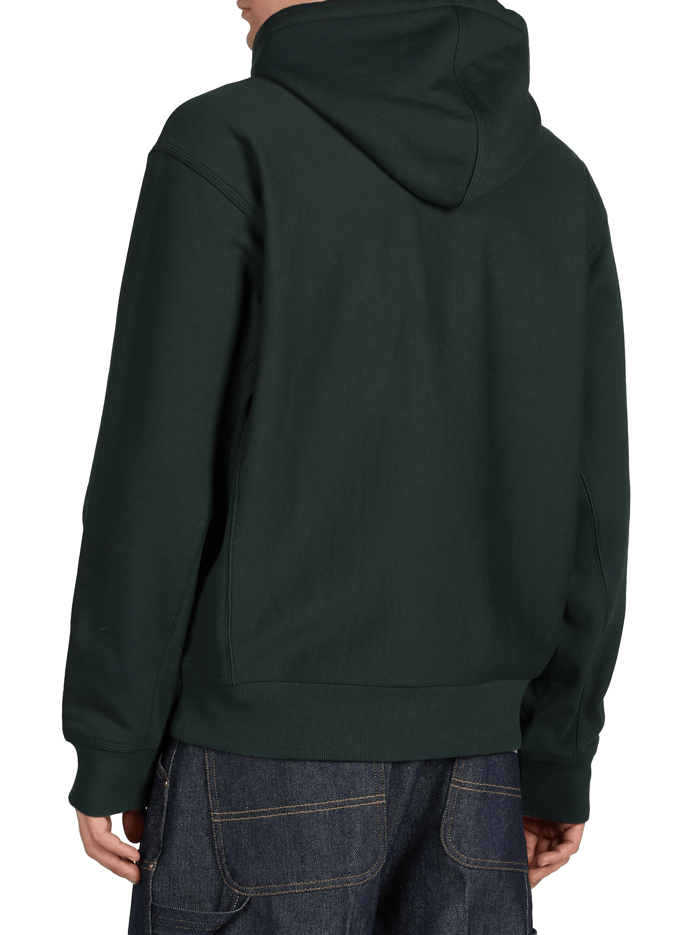 Hoodie brodé en coton  CARHARTT WIP Vert