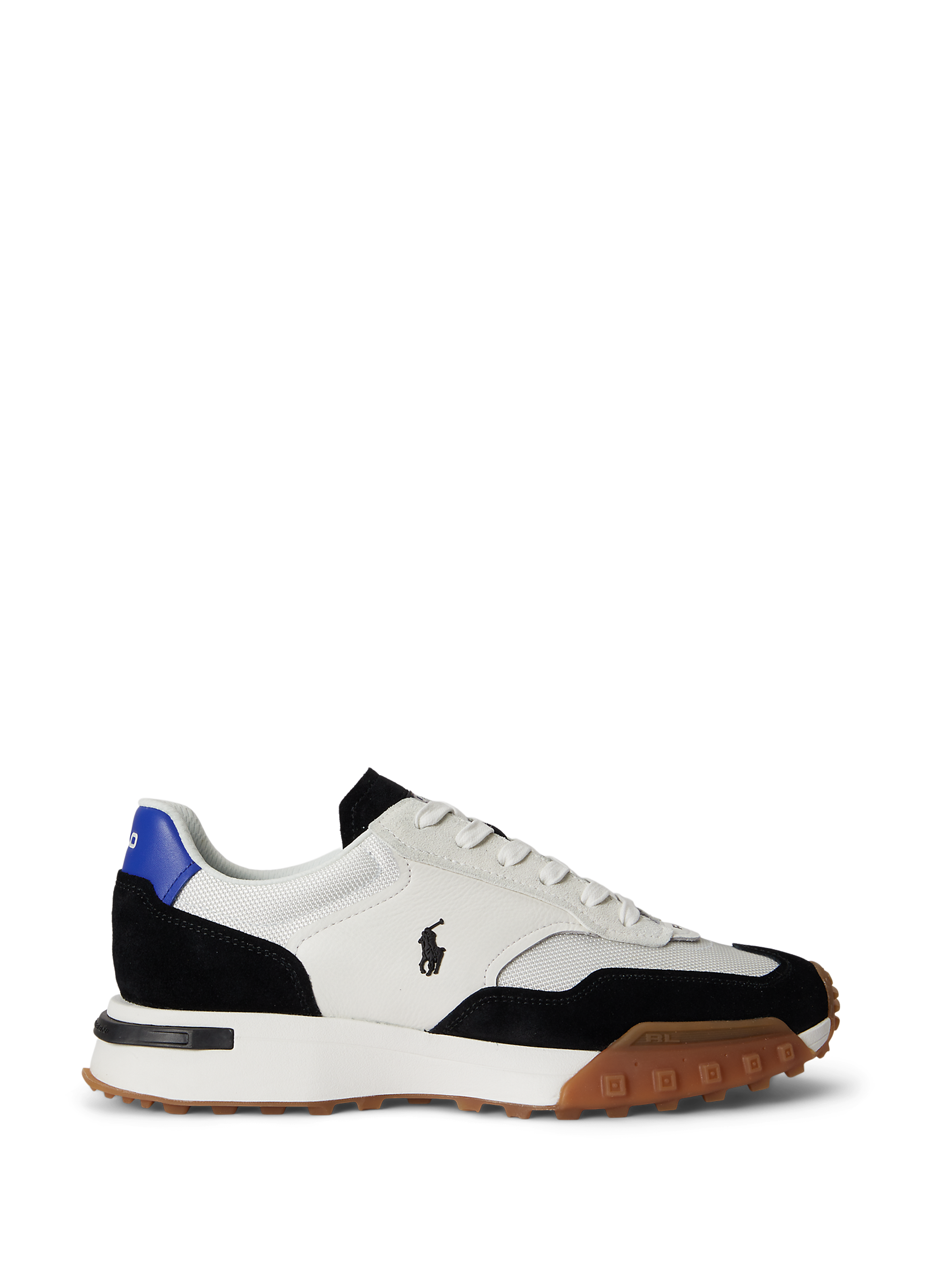 Baskets basses en cuir de vache POLO RALPH LAUREN Blanc