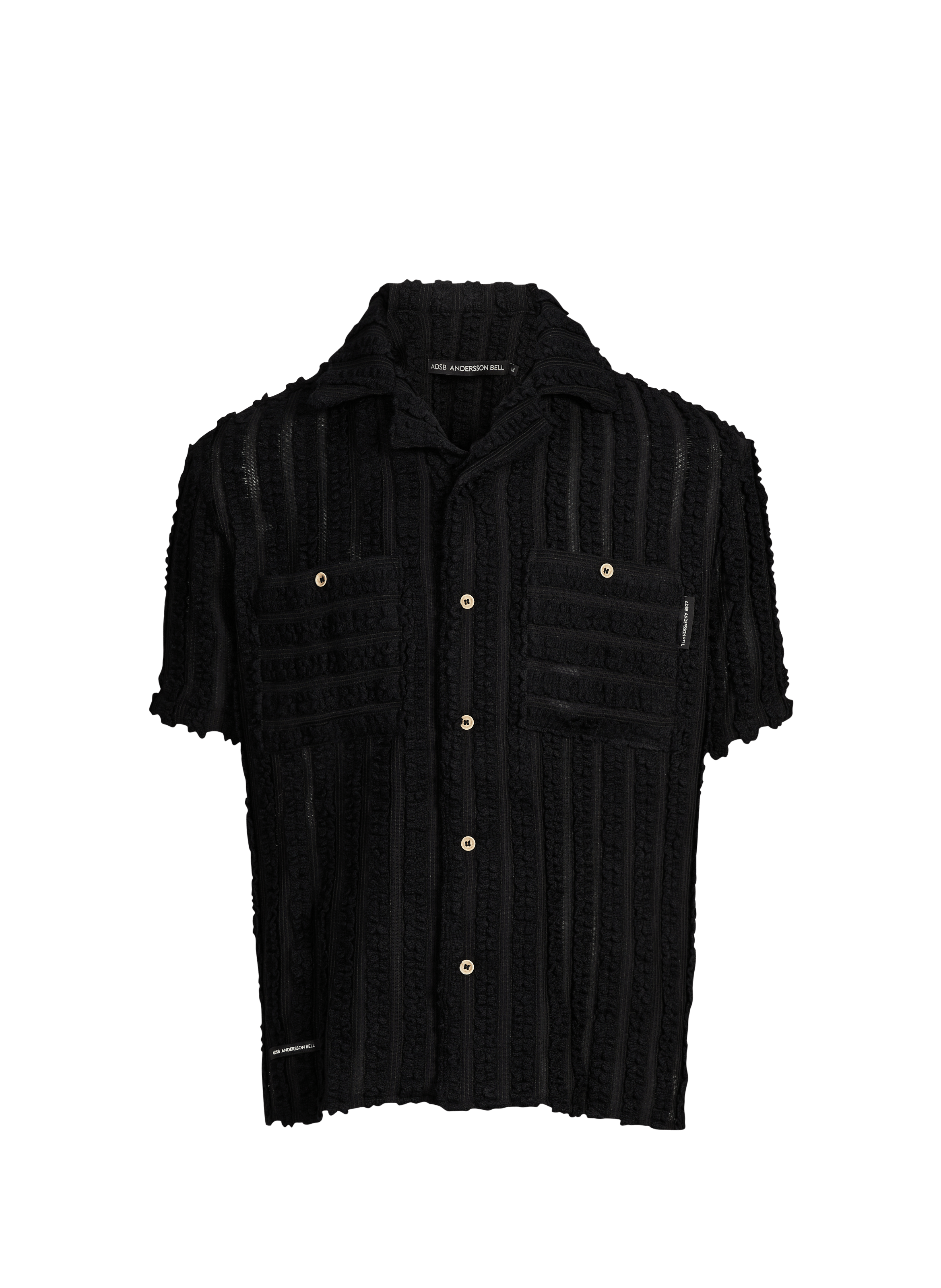 Chemise en maille à manches courtes ANDERSSON BELL Noir