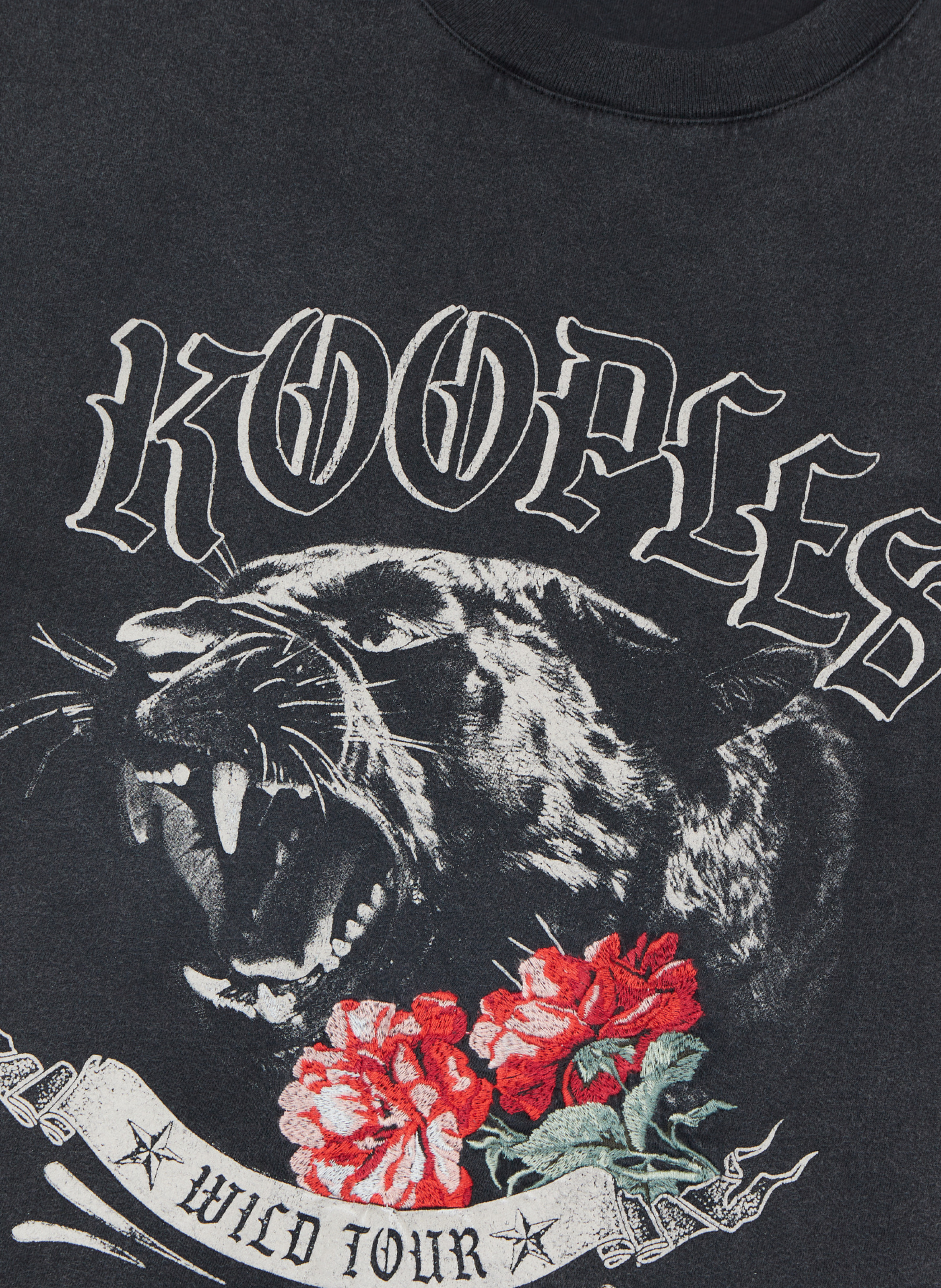 T-shirt avec sérigraphie THE KOOPLES Noir