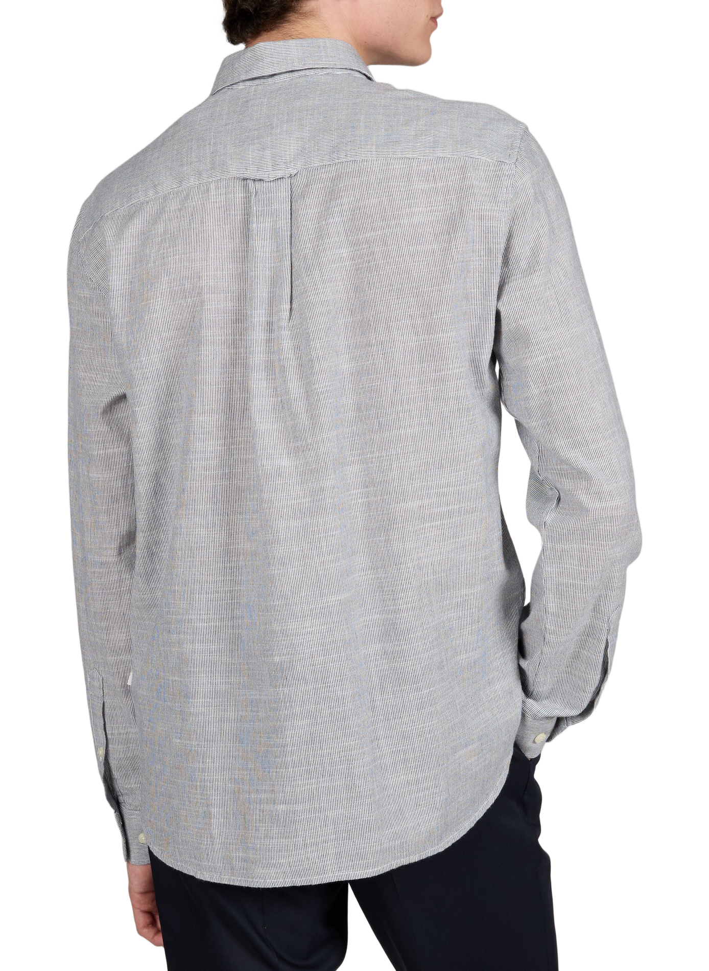 Linen shirt KNOWLEDGE COTTON Blue