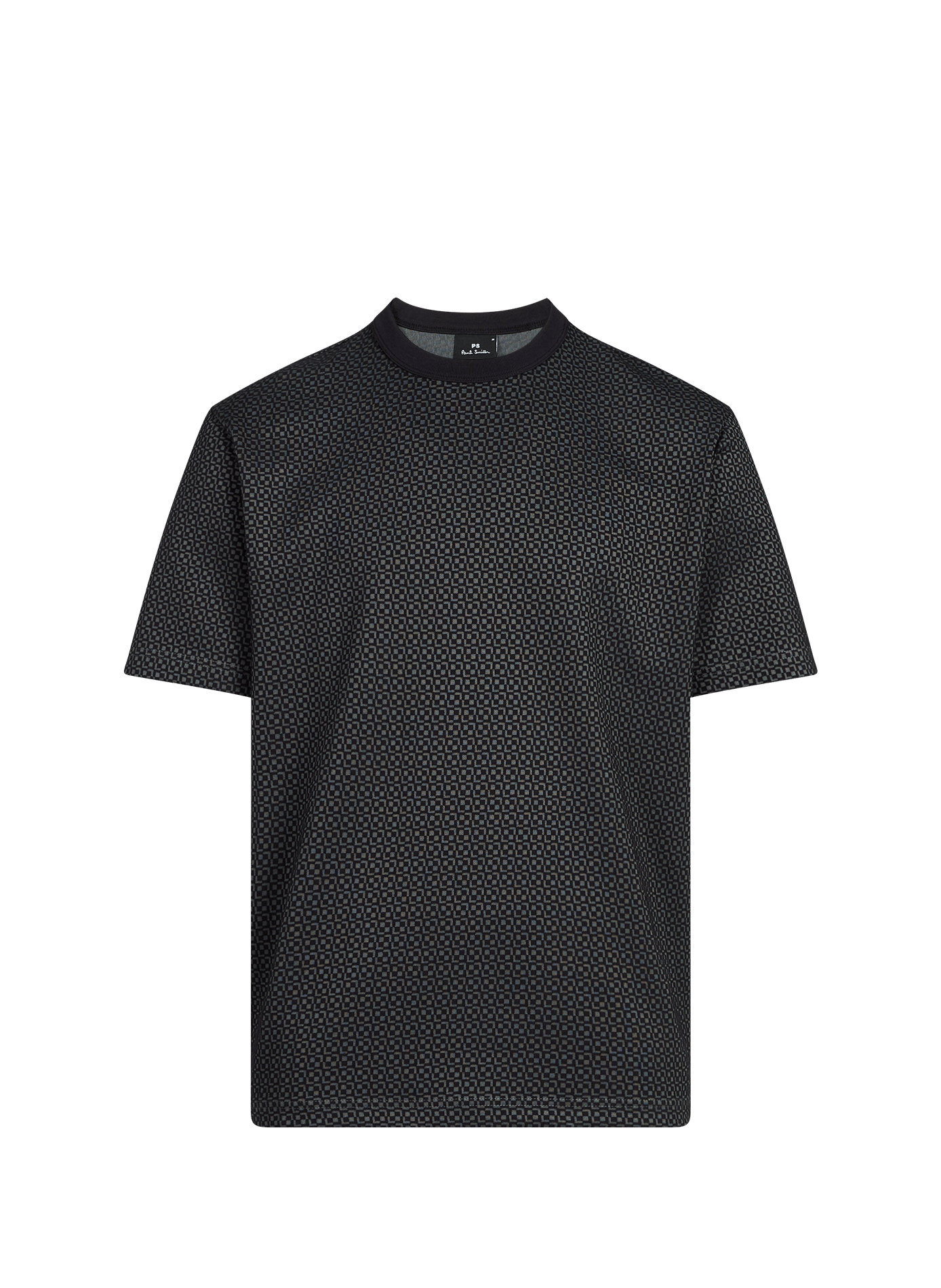 Short-sleeve straight printed T-shirt PAUL SMITH Black