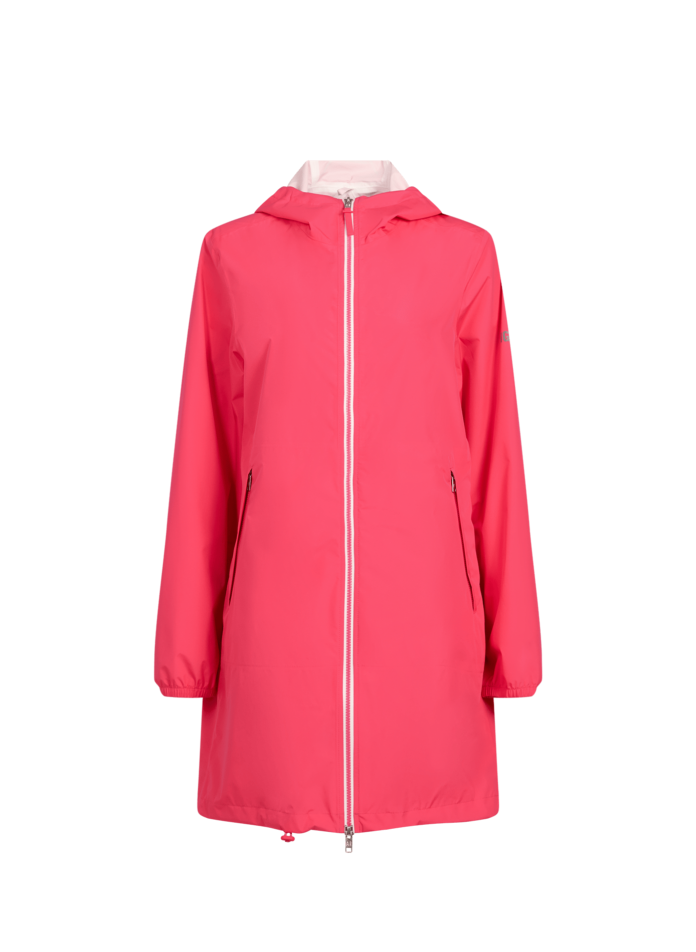 Unisex windproof Rainpack 90 long and foldable raincoat AIGLE Pink
