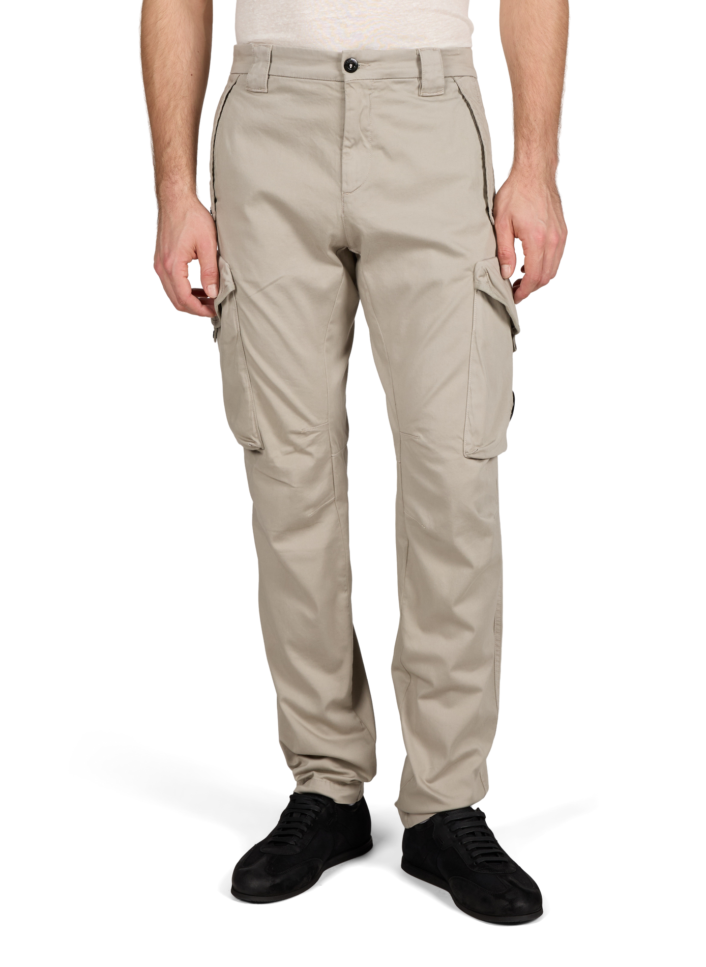 Cotton blend cargo pants CP COMPANY Beige