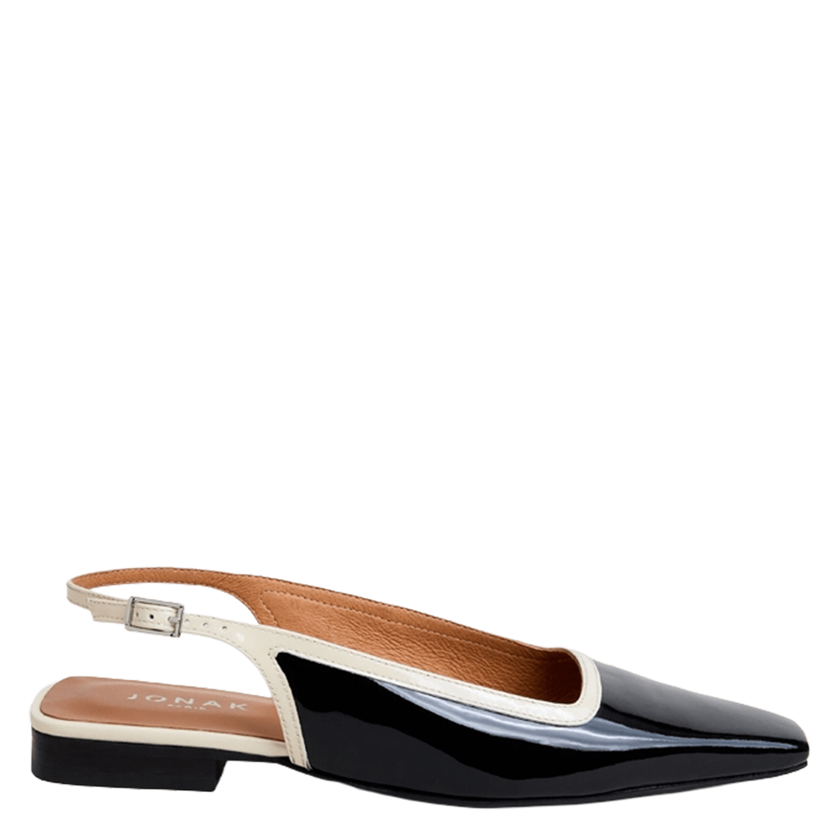 Ballerines en cuir daxus JONAK Noir