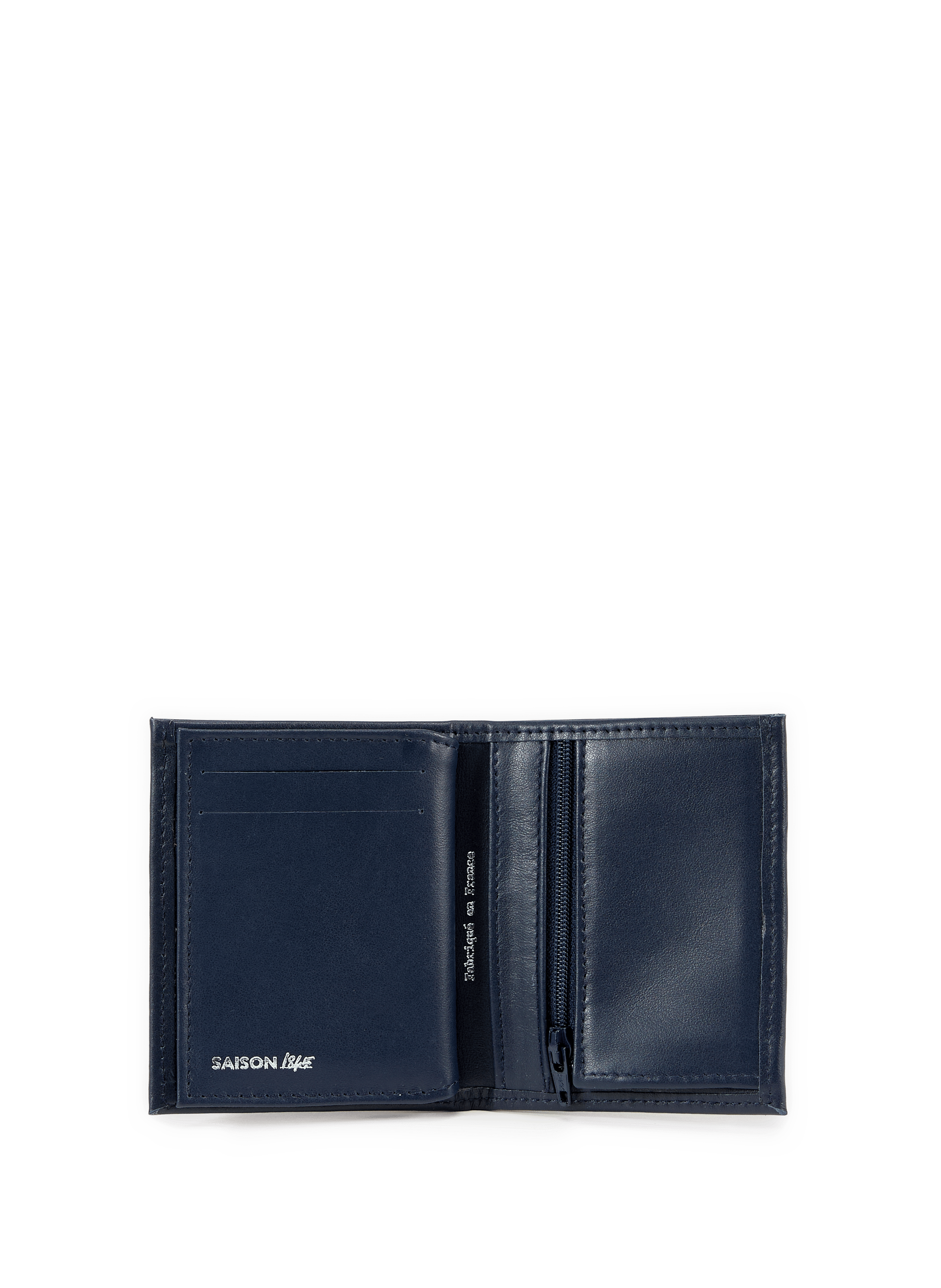  Leather card holder SAISON 1865 Blue