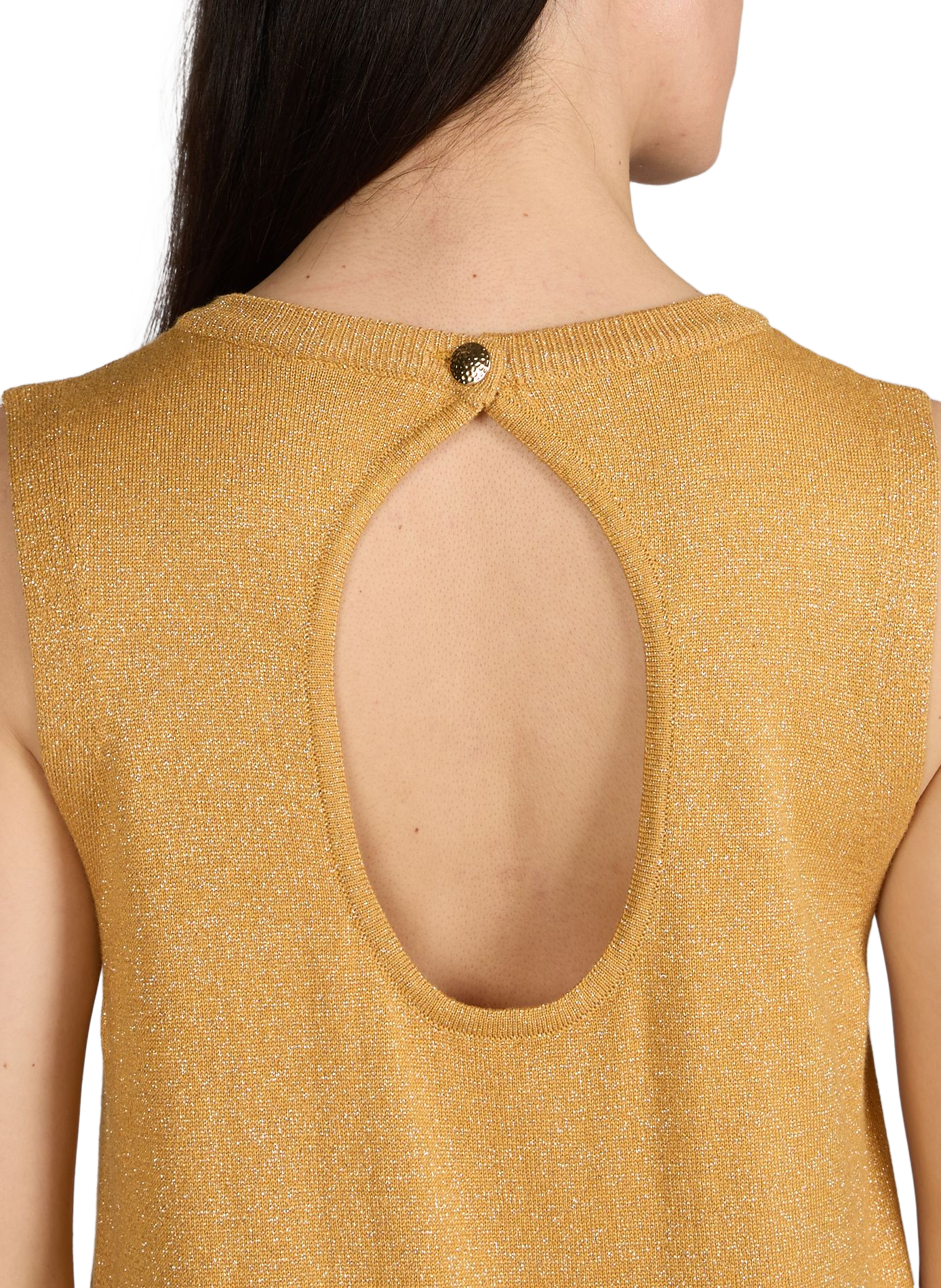 Abito lungo brillante Vitammy S VILA Giallo