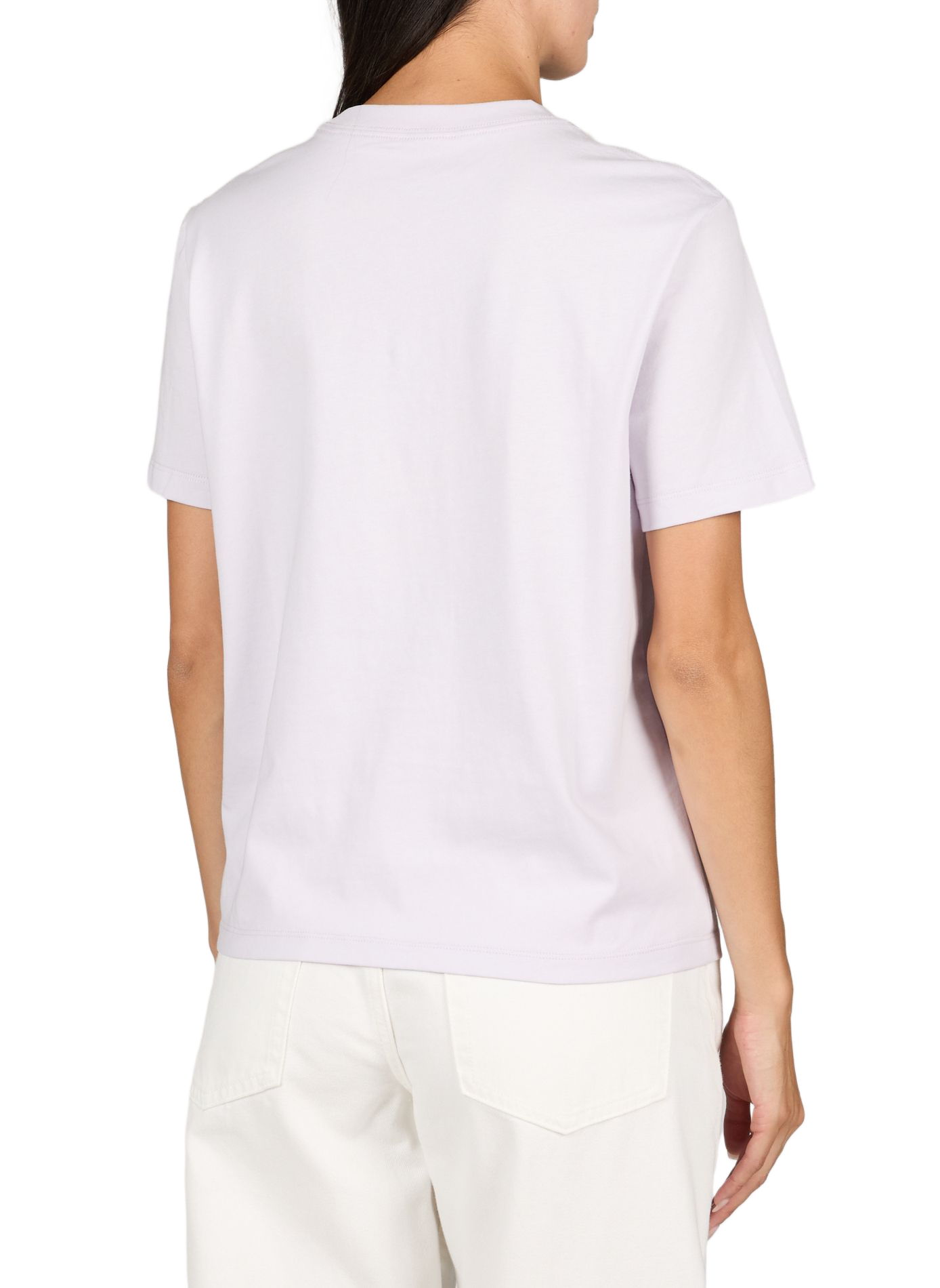 Plain cotton t-shirt CALVIN KLEIN Purple