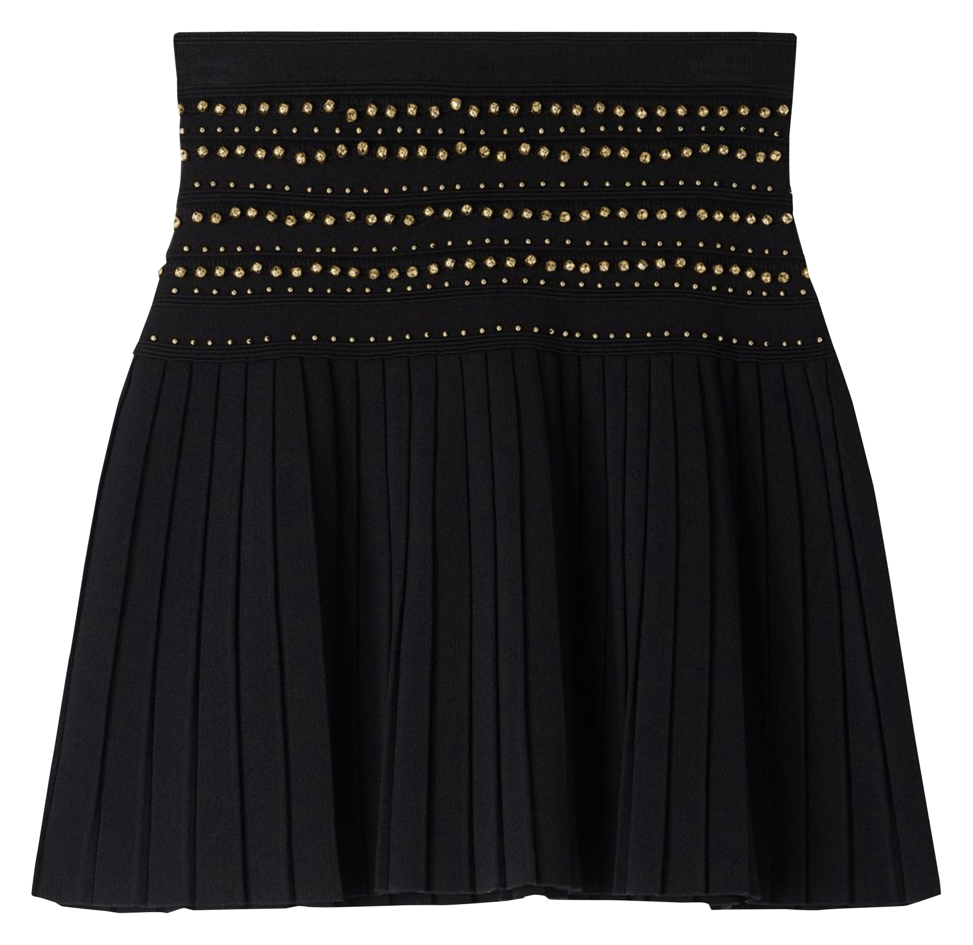 Jupe midi  à perles SANDRO Noir